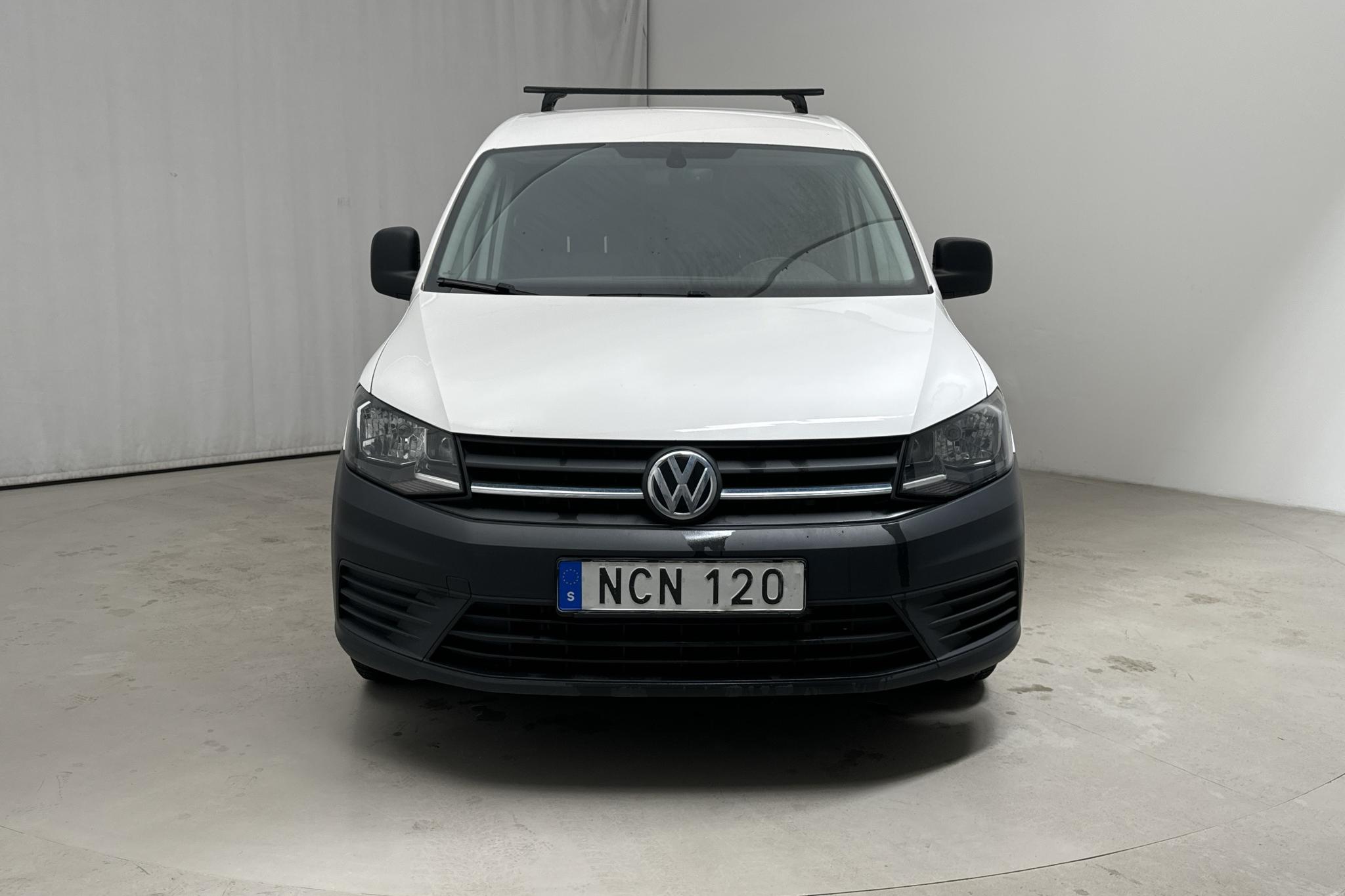 VW Caddy 2.0 TDI Skåp (75hk) - 146 940 km - Manuaalinen - valkoinen - 2016