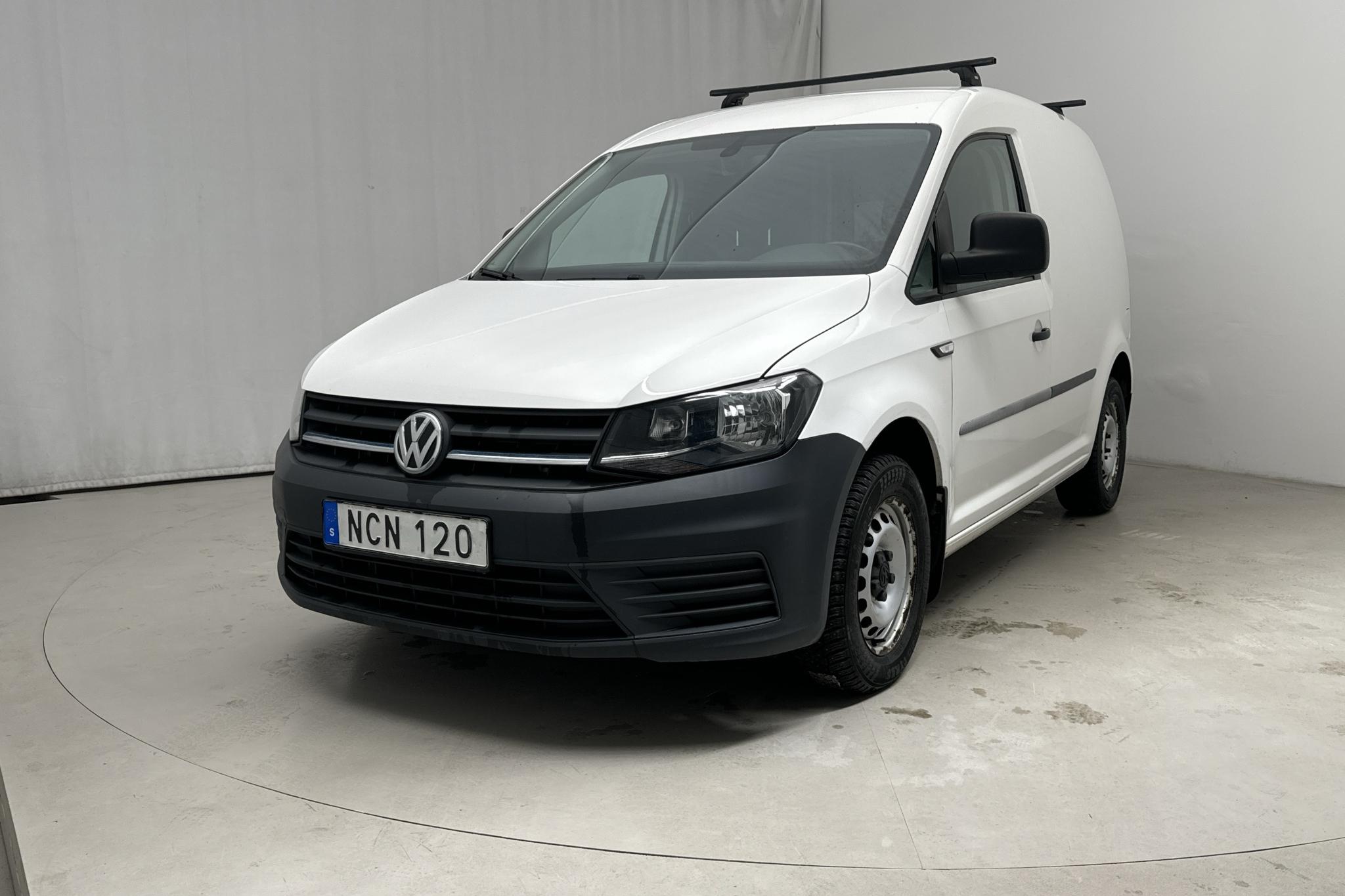 VW Caddy 2.0 TDI Skåp (75hk) - 146 940 km - Manuaalinen - valkoinen - 2016