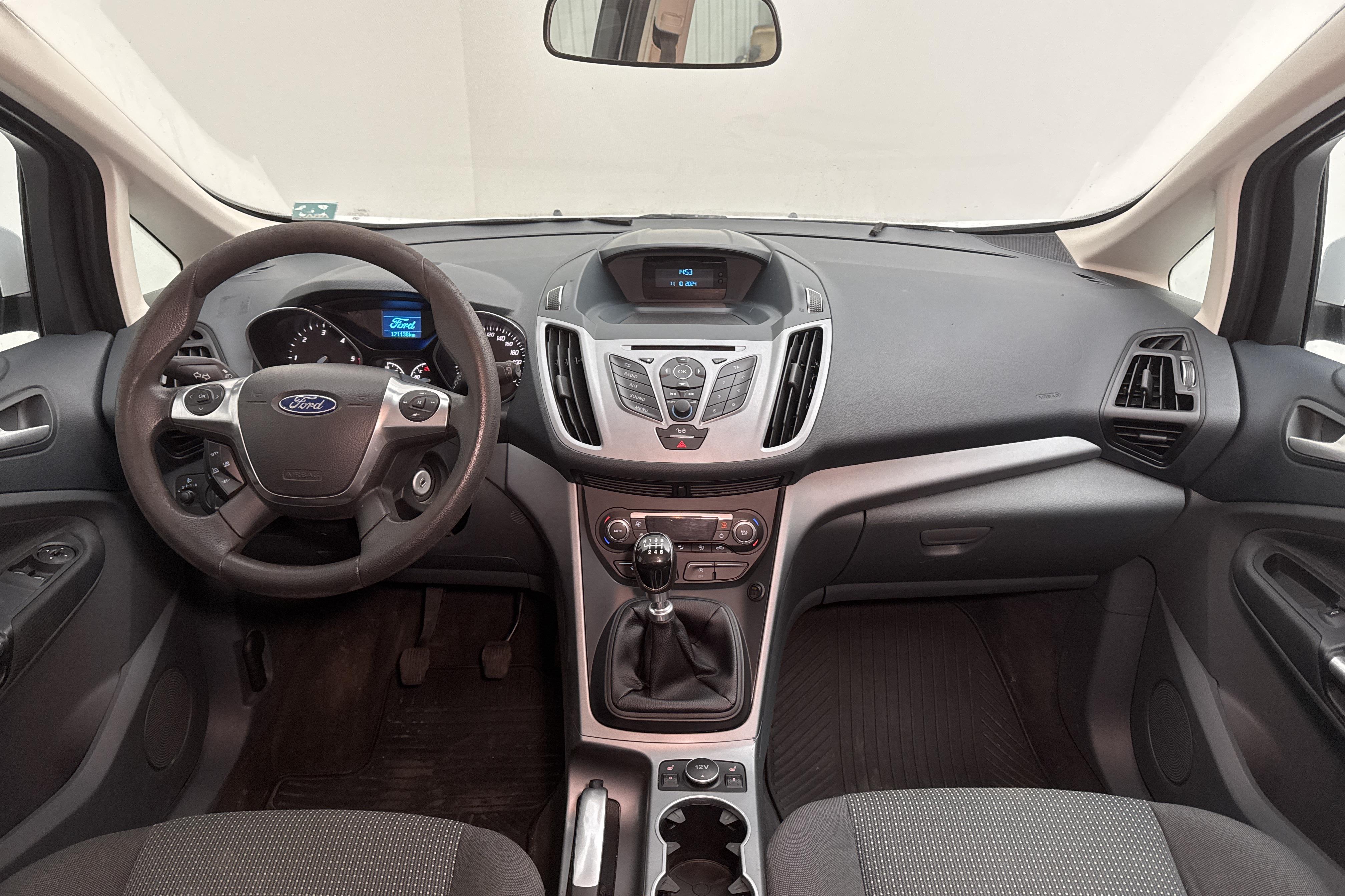 Ford C-MAX 1.6 TDCi (115hk) - 121 140 km - Manualna - biały - 2013