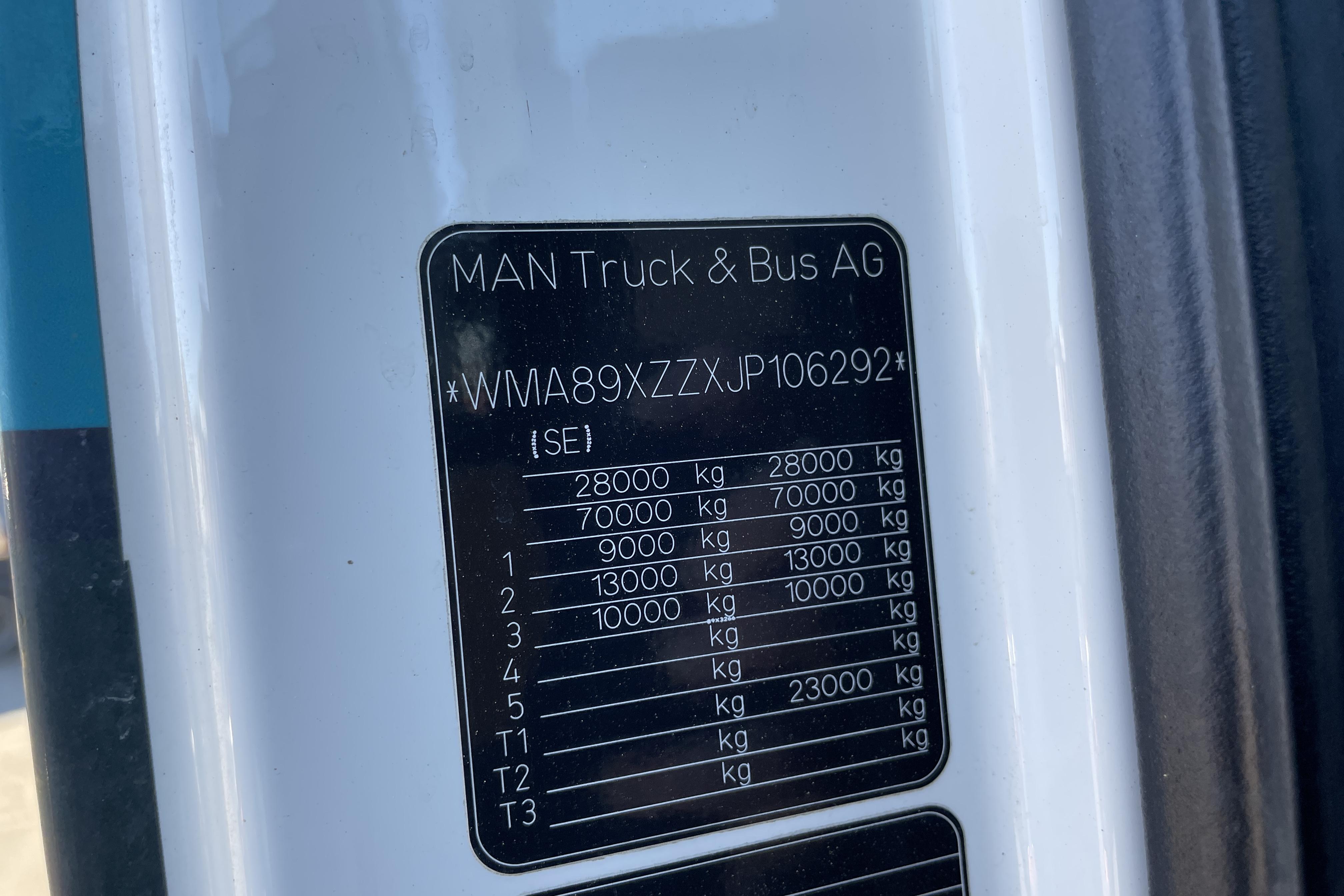 MAN TGX 28.500 - 285 958 km - Automaatne - valge - 2018