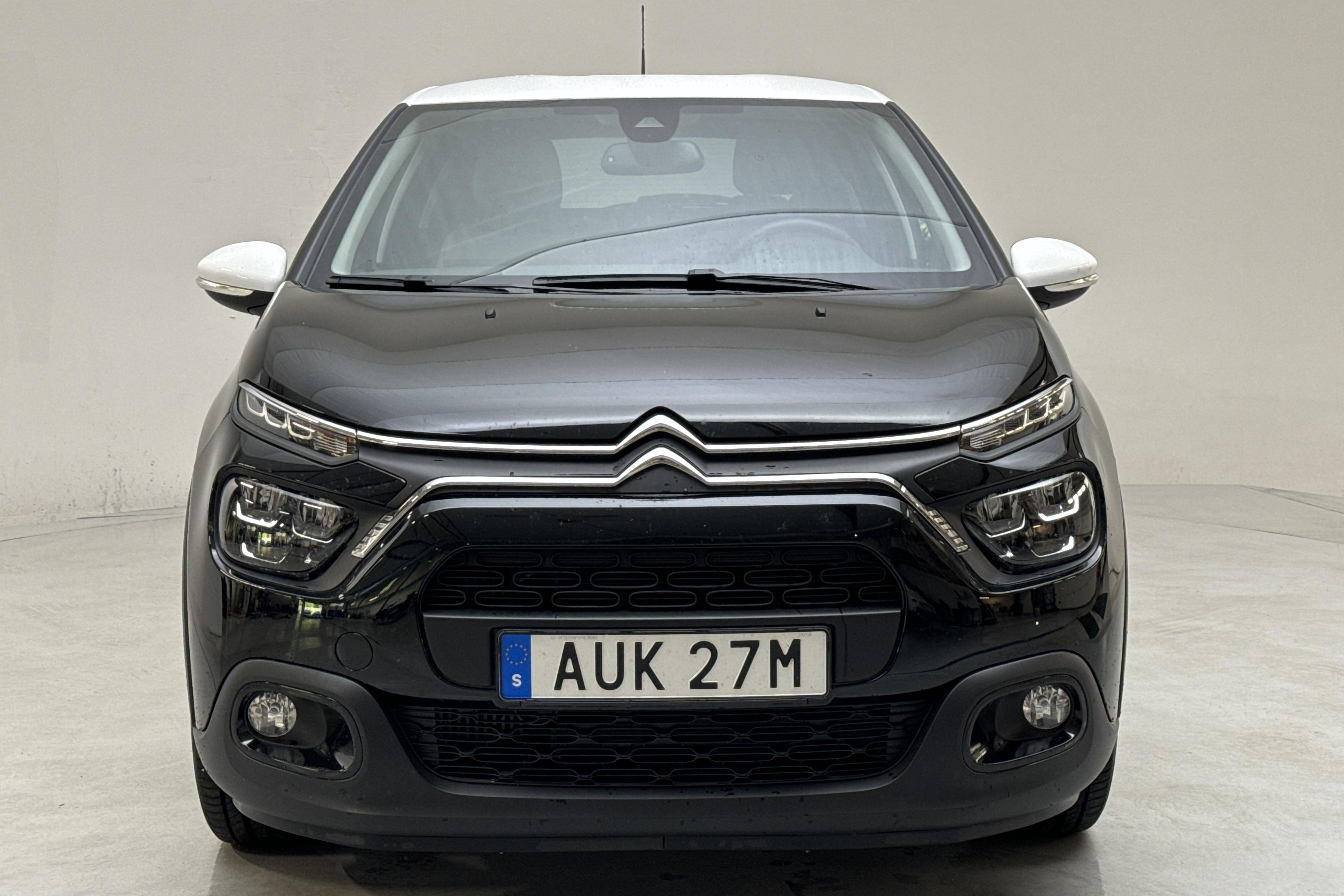 Citroen C3 PureTech (110hk) - 13 000 km - Automatyczna - czarny - 2023