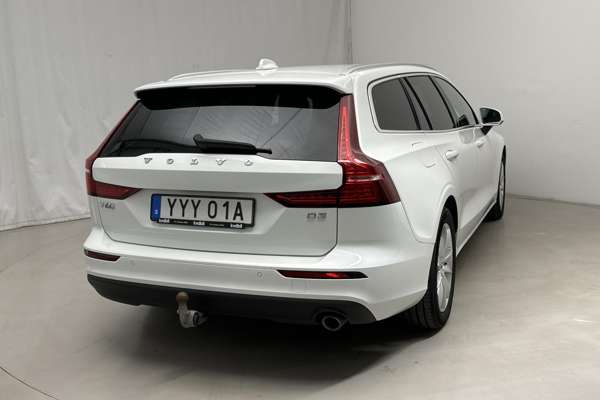 Volvo V60 D3 (150hk) - 128 660 km - Automaatne - valge - 2020