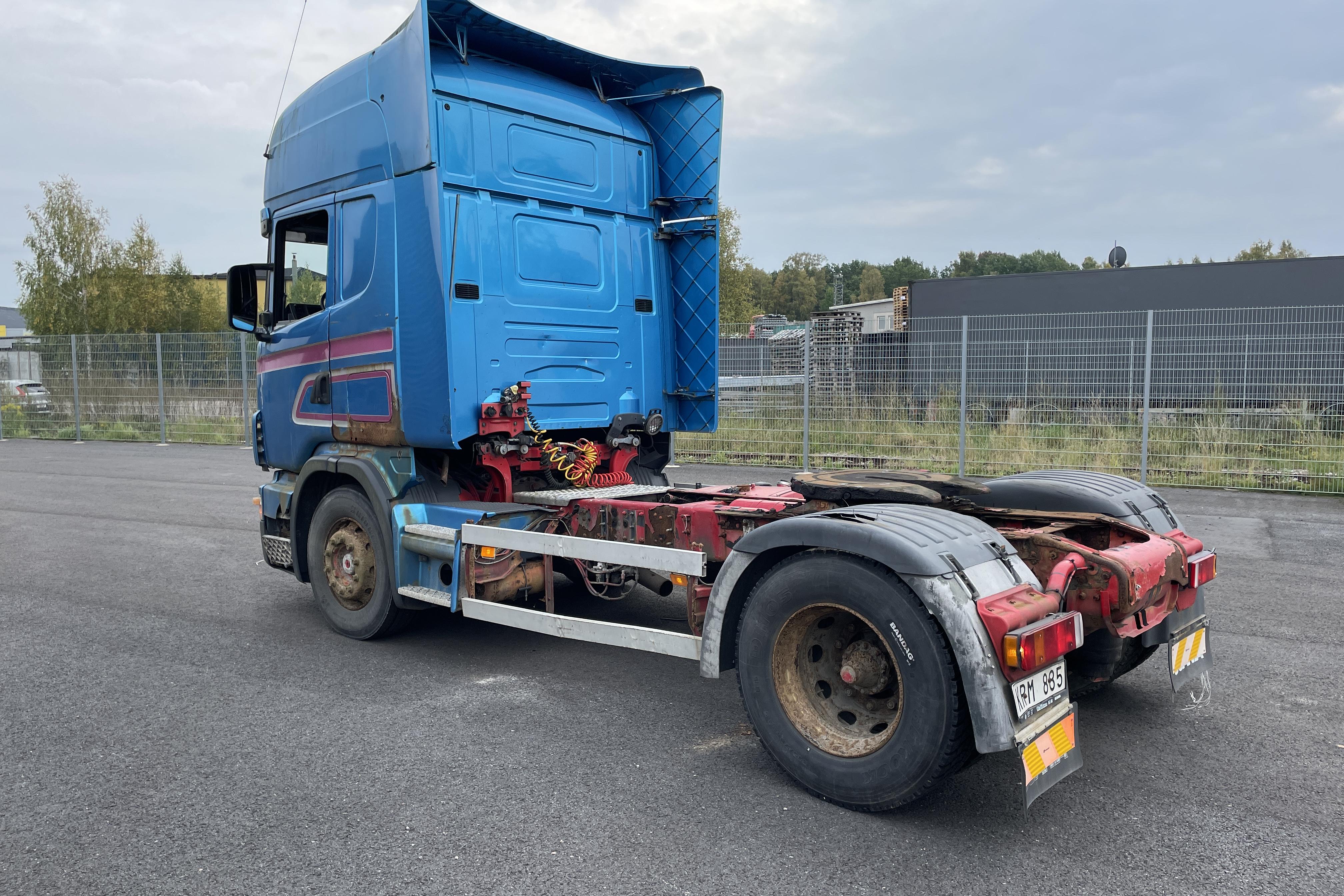 Scania R124 - 14 729 km - Manualna - biały - 1998