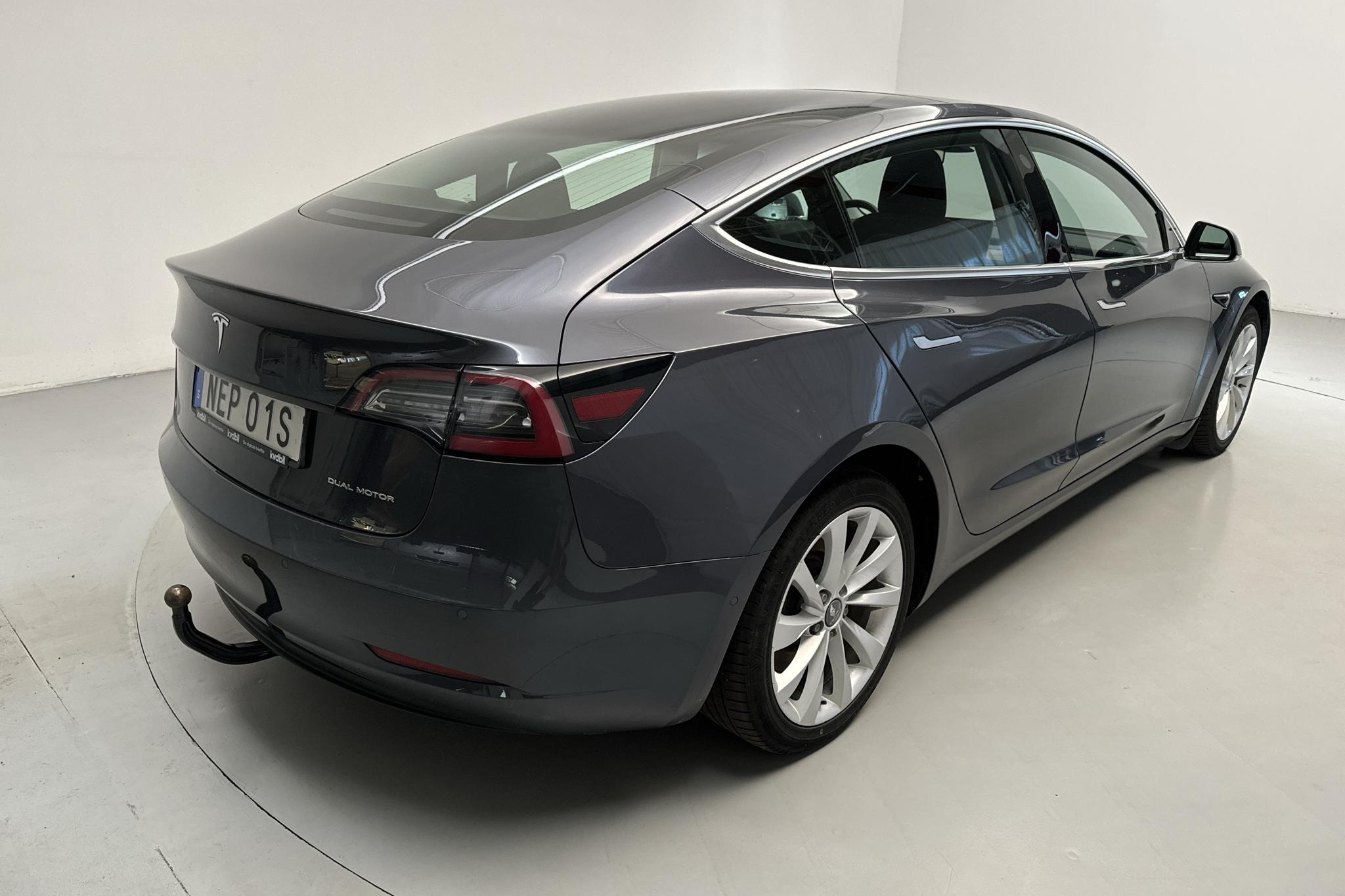 Tesla Model 3 Long Range Dual Motor AWD - 183 070 km - Automatyczna - szary - 2019