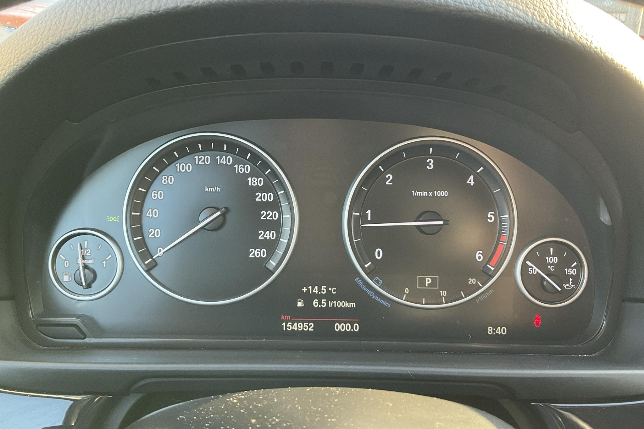 BMW 520d xDrive Touring, F11 (190hk) - 154 960 km - Automaattinen - musta - 2015