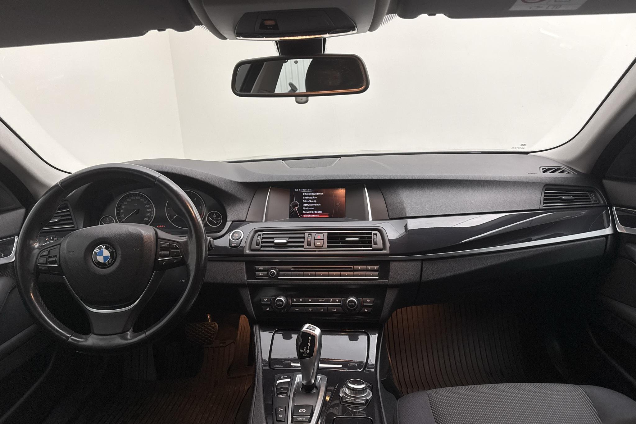 BMW 520d xDrive Touring, F11 (190hk) - 154 960 km - Automatyczna - czarny - 2015