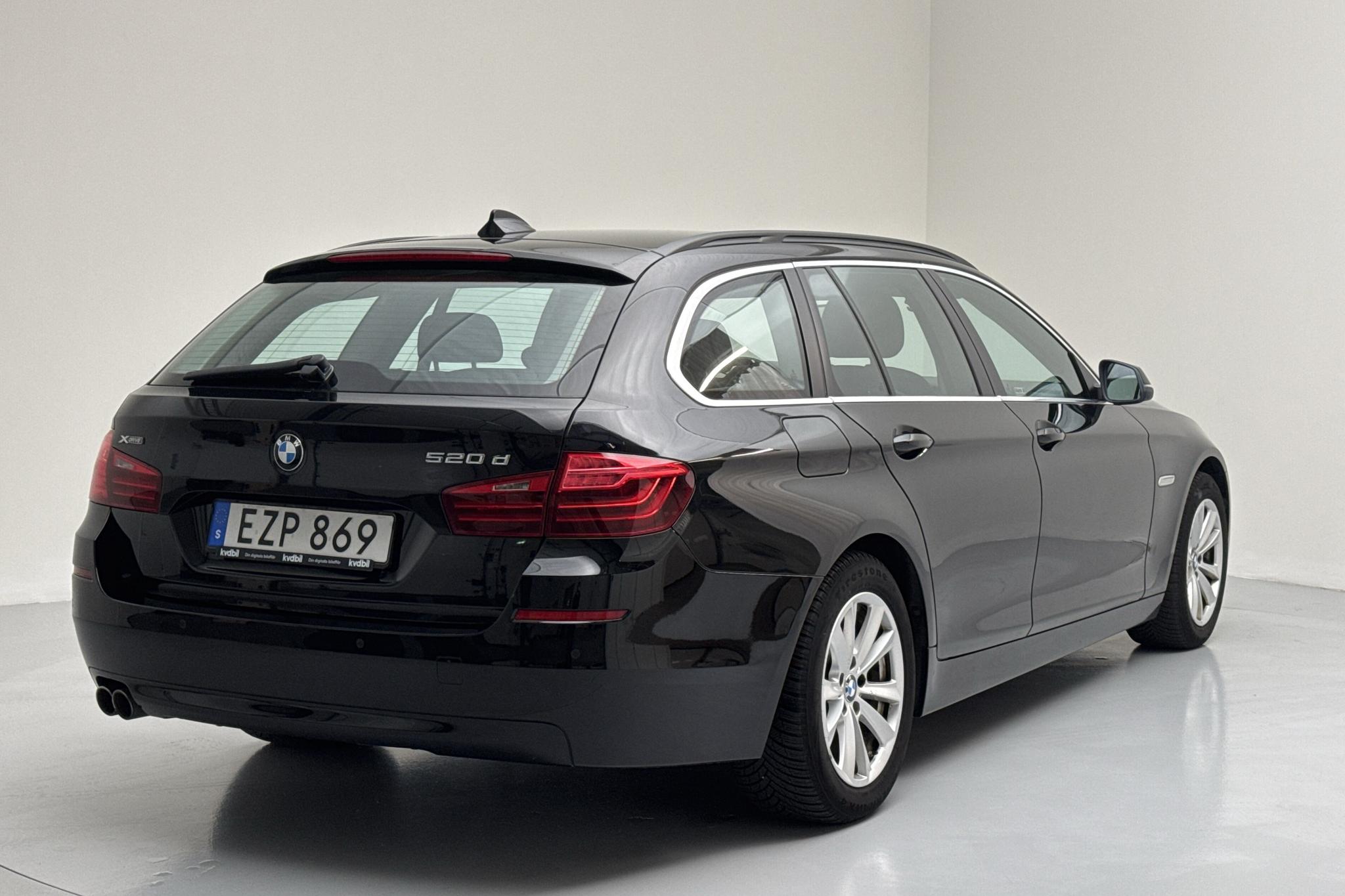 BMW 520d xDrive Touring, F11 (190hk) - 154 960 km - Automaatne - must - 2015