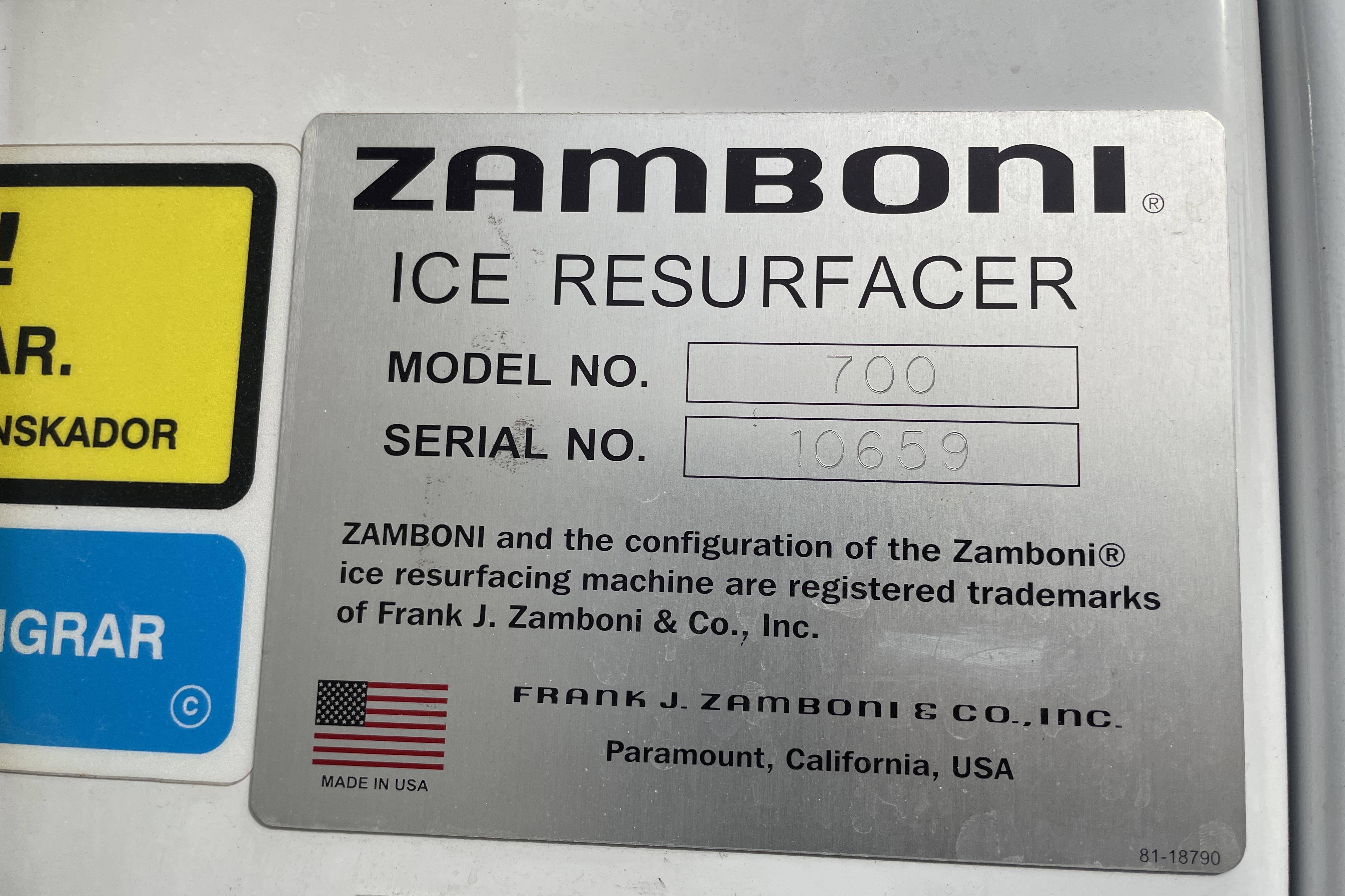 Zamboni 700 -  - 2013