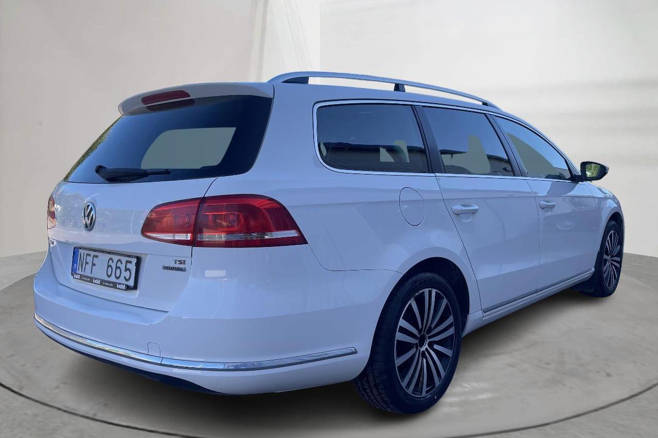 VW Passat 1.4 TSI EcoFuel Variant (150hk) - 16 544 mil - Automat - vit - 2013