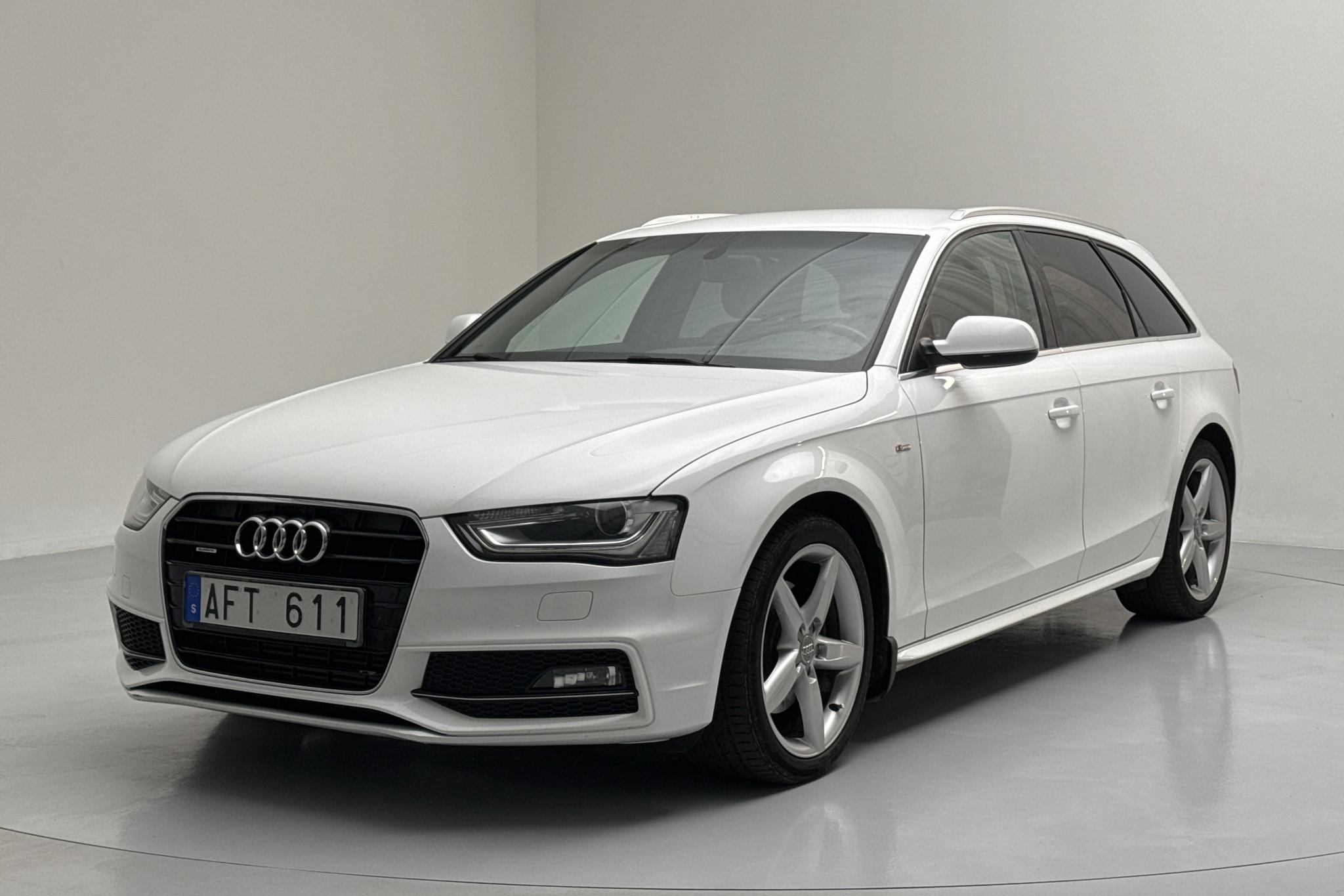 Audi A4 2.0 TDI Avant quattro (177hk) - 180 320 km - Automatic - white - 2014