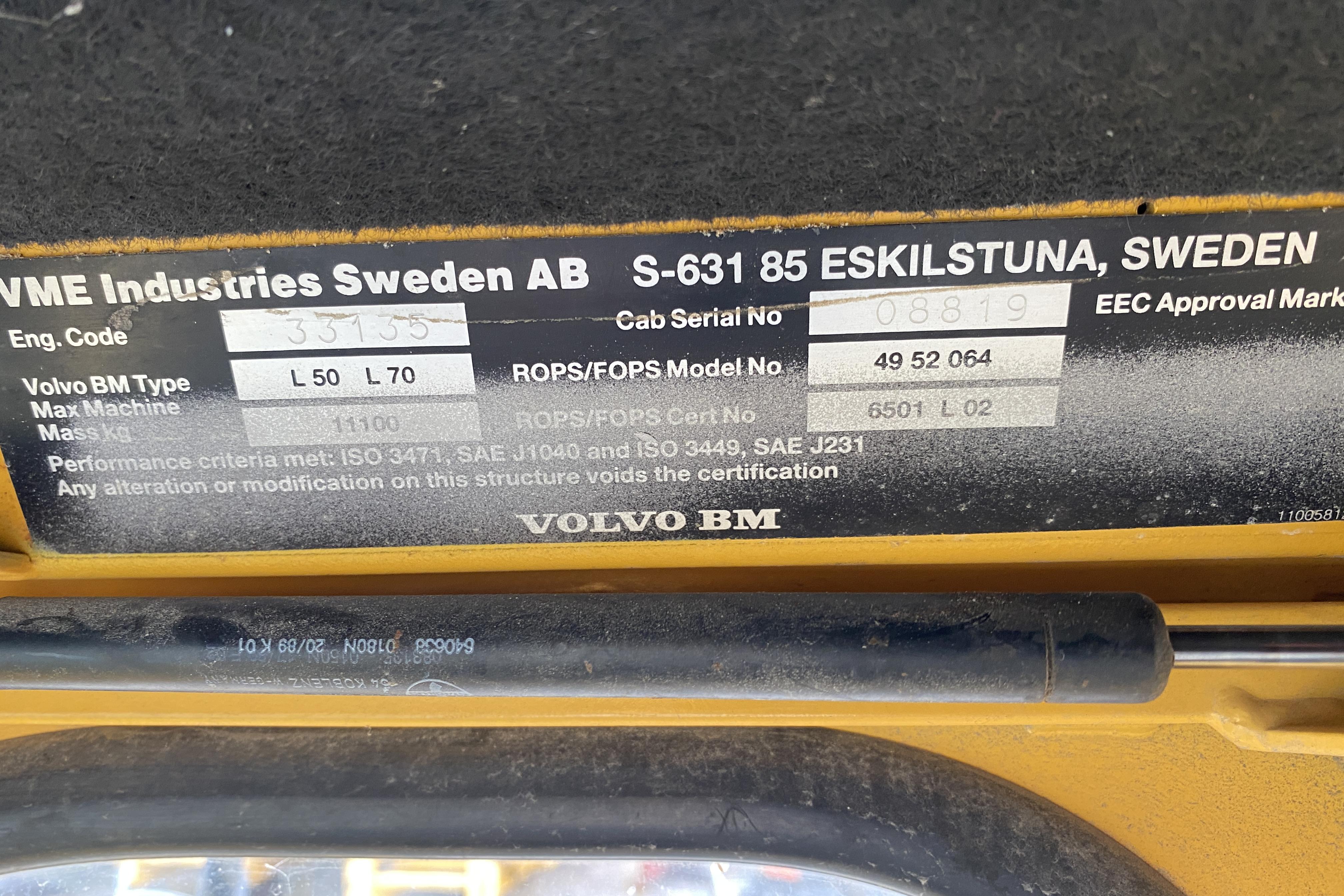 Volvo L70 Hjullastare (80-tal) -  - 1990