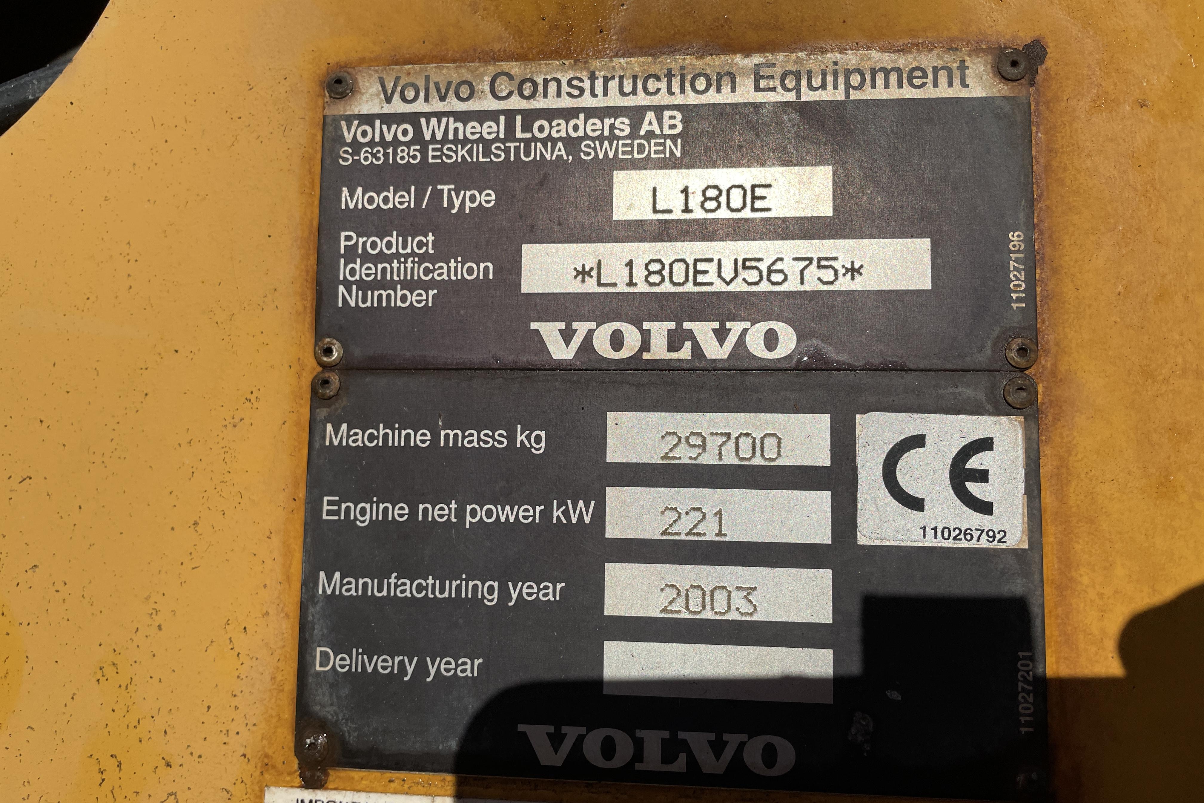 Volvo L180E -  - 2005