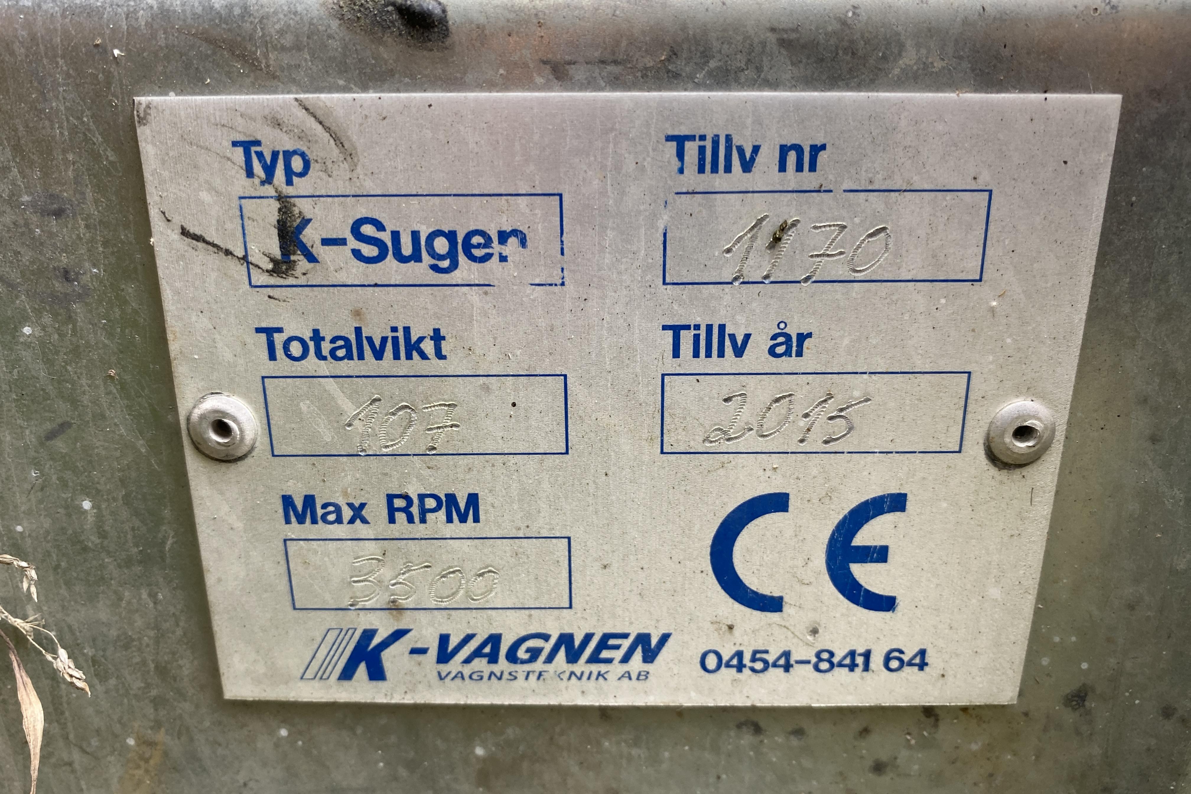 K-vagnen lövsug 2 st - 0 km