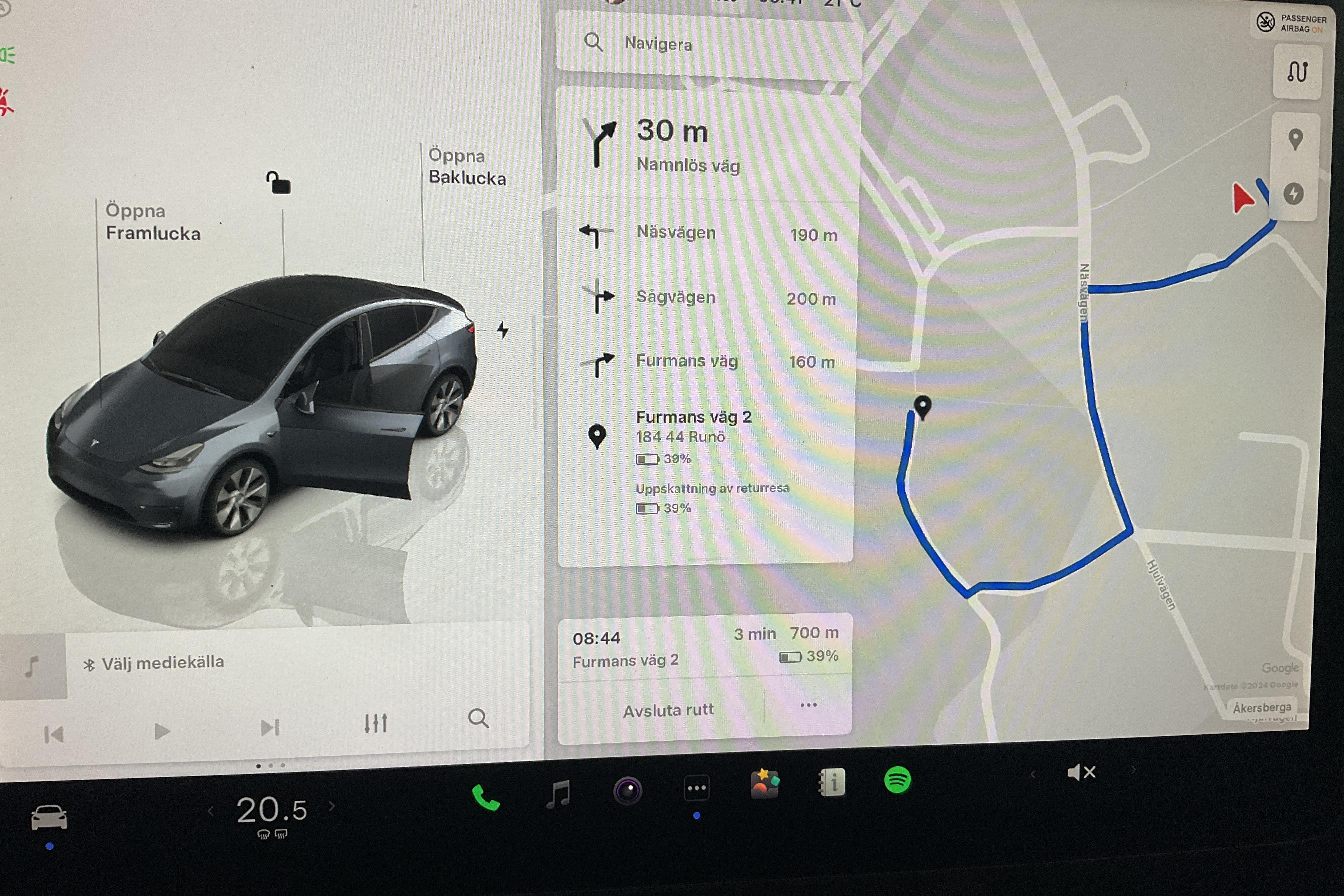 Tesla Model Y Long Range Dual Motor AWD - 5 662 mil - Automat - grå - 2022