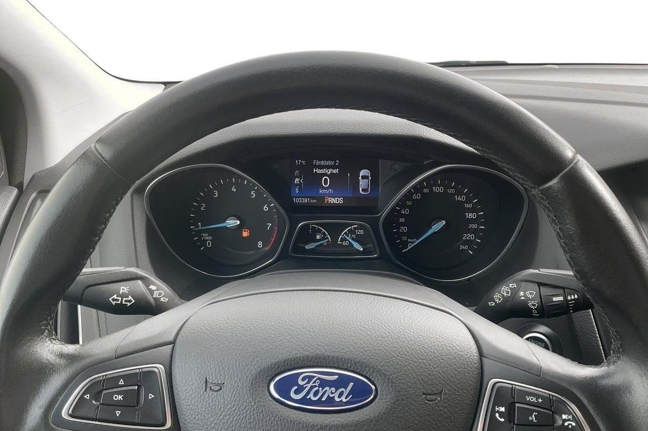 Ford Focus 1.0 EcoBoost 5dr (125hk) - 103 390 km - Automatyczna - czarny - 2017