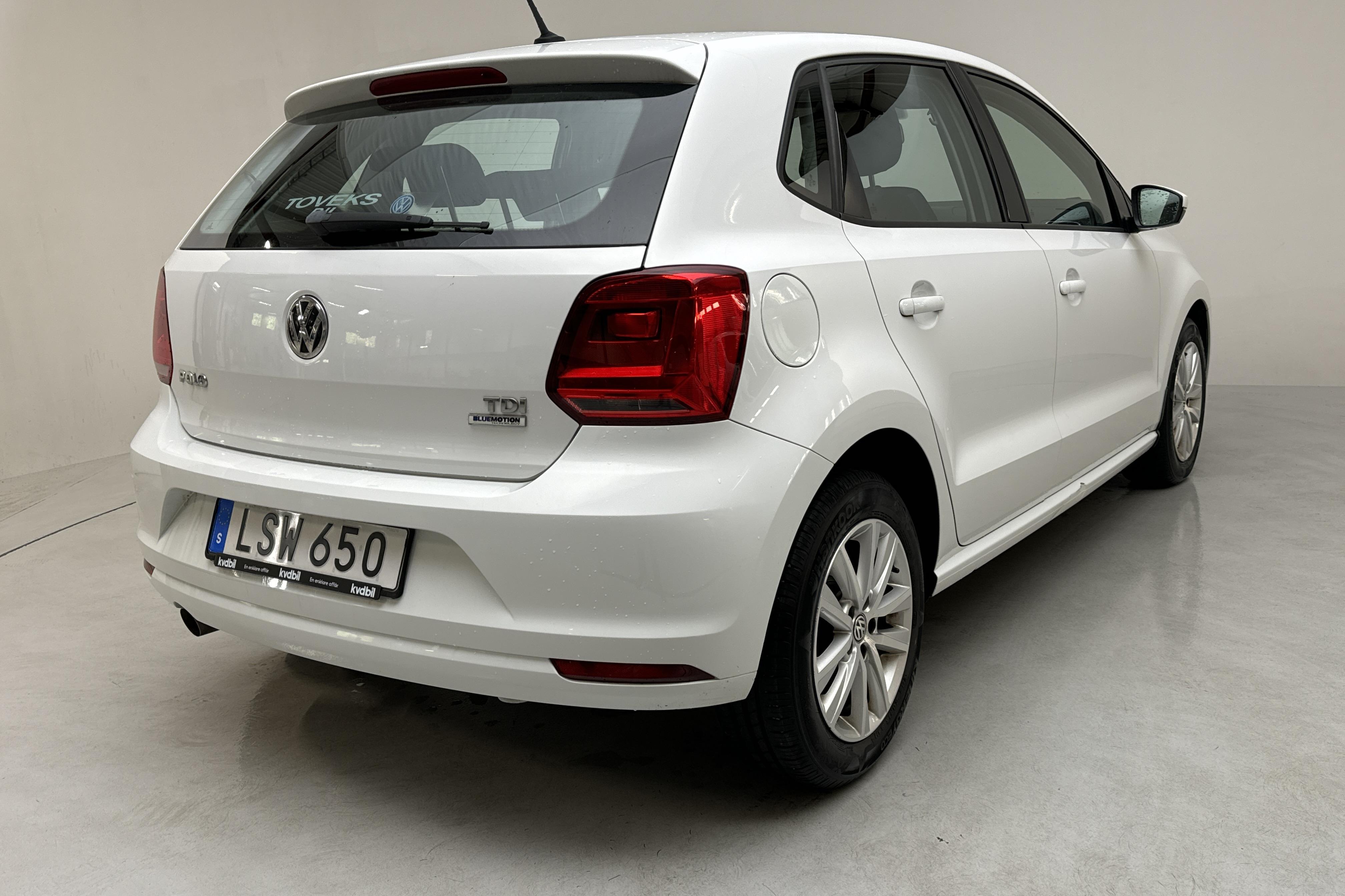 VW Polo 1.4 TDI 5dr (90hk) - 62 020 km - Manuaalinen - valkoinen - 2015