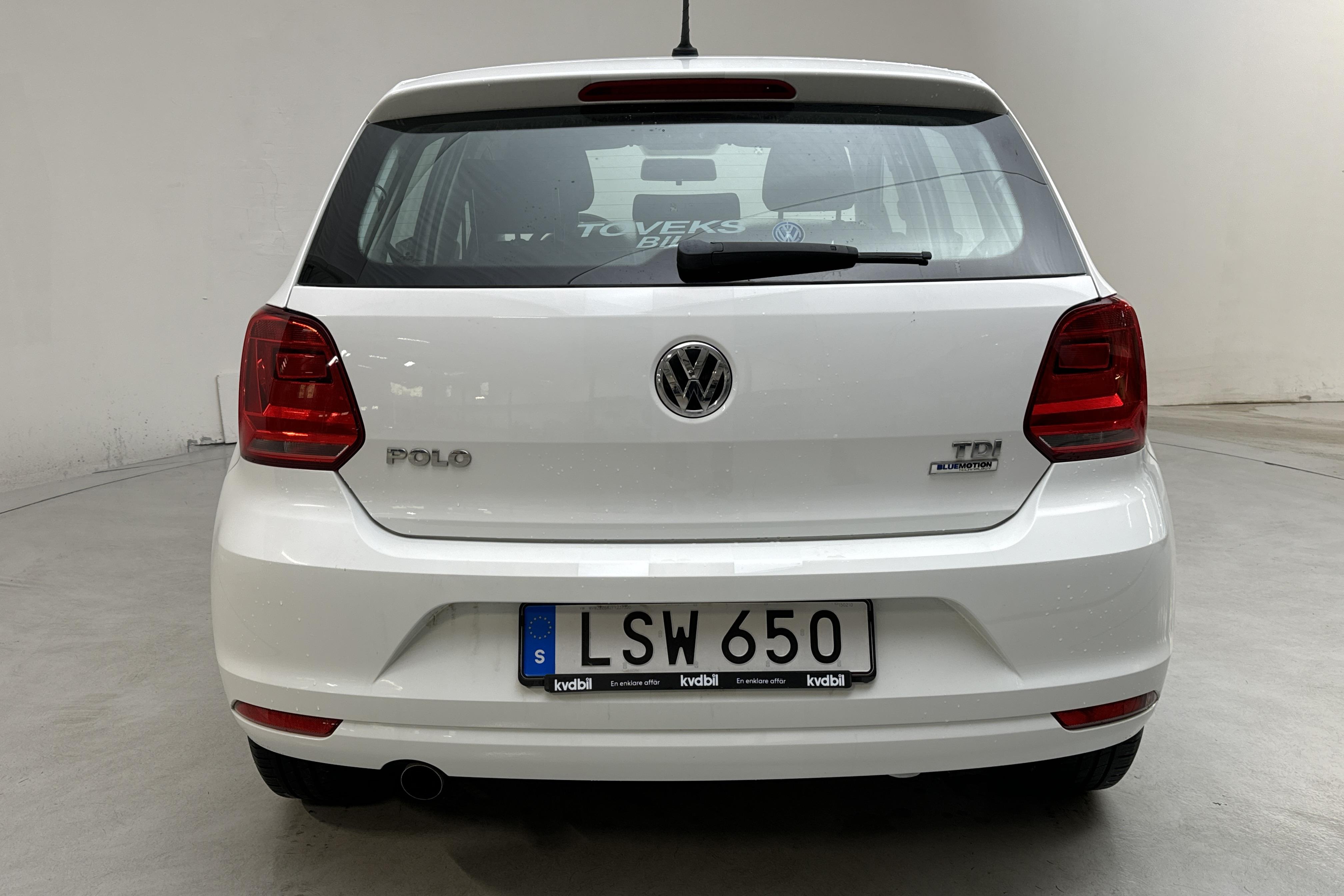 VW Polo 1.4 TDI 5dr (90hk) - 62 020 km - Manuaalinen - valkoinen - 2015