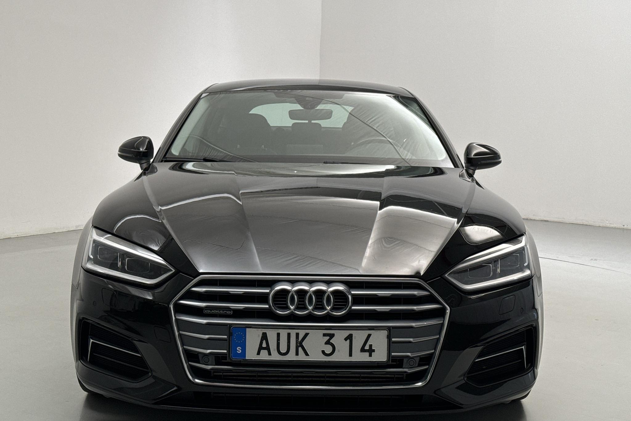 Audi A5 2.0 TFSI Sportback quattro (252hk) - 122 570 km - Automatic - black - 2018