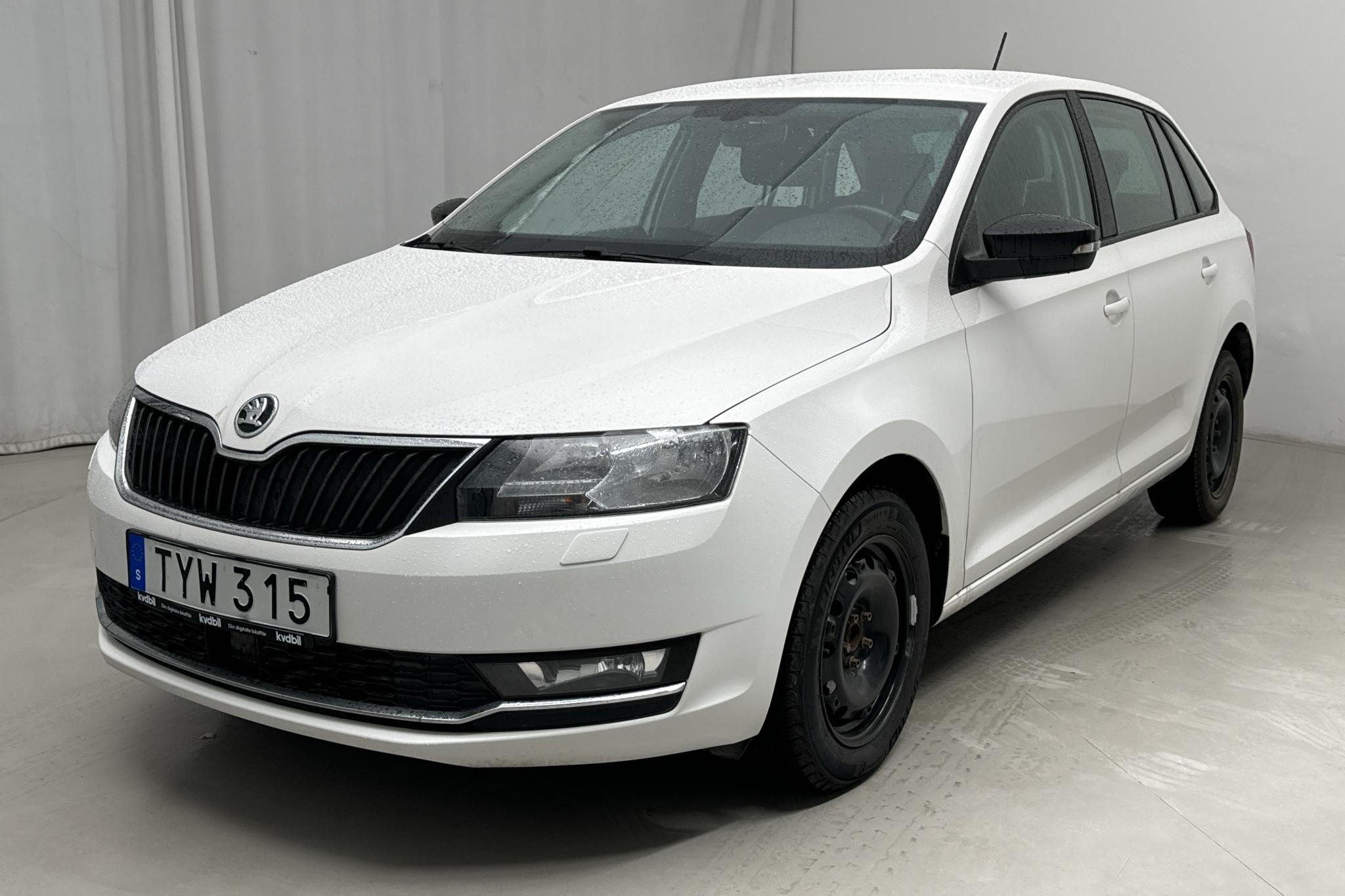 Skoda Rapid 1.4 TDI Spaceback (90hk) - 96 580 km - Manual - white - 2018