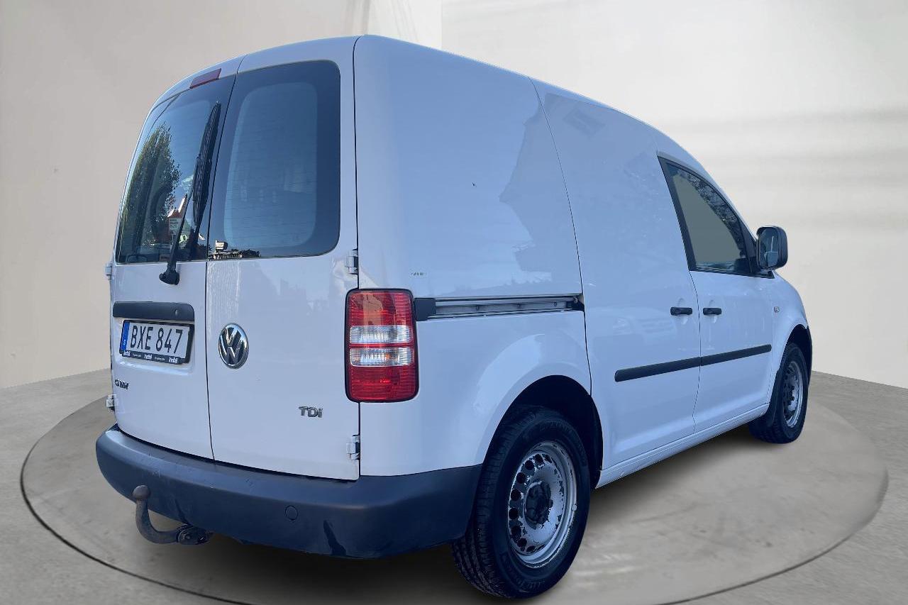 VW Caddy 1.6 TDI Skåp (75hk) - 115 040 km - Manuaalinen - valkoinen - 2014