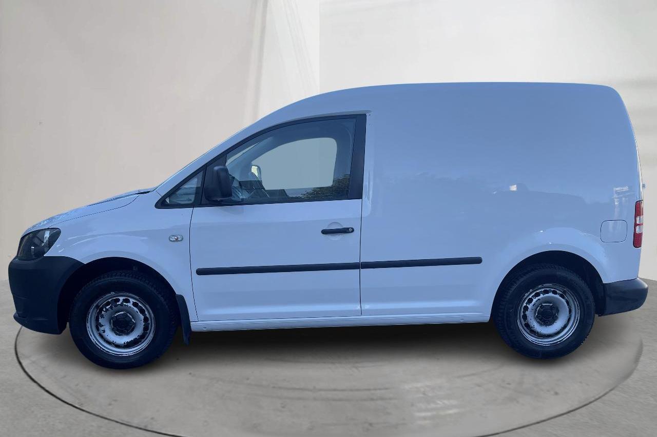 VW Caddy 1.6 TDI Skåp (75hk) - 115 040 km - Manuaalinen - valkoinen - 2014