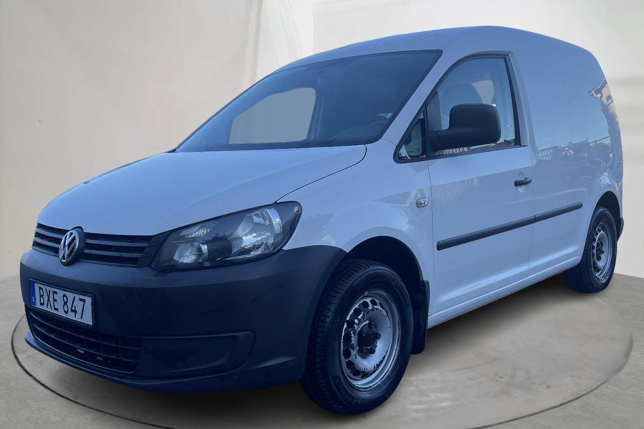 VW Caddy 1.6 TDI Skåp (75hk) - 115 040 km - Käsitsi - valge - 2014