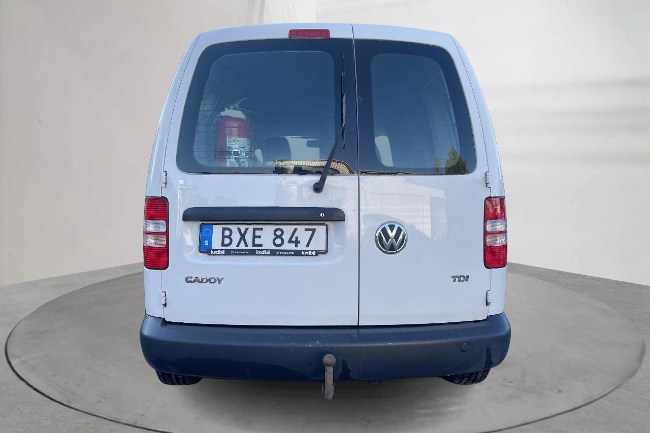 VW Caddy 1.6 TDI Skåp (75hk) - 115 040 km - Käsitsi - valge - 2014