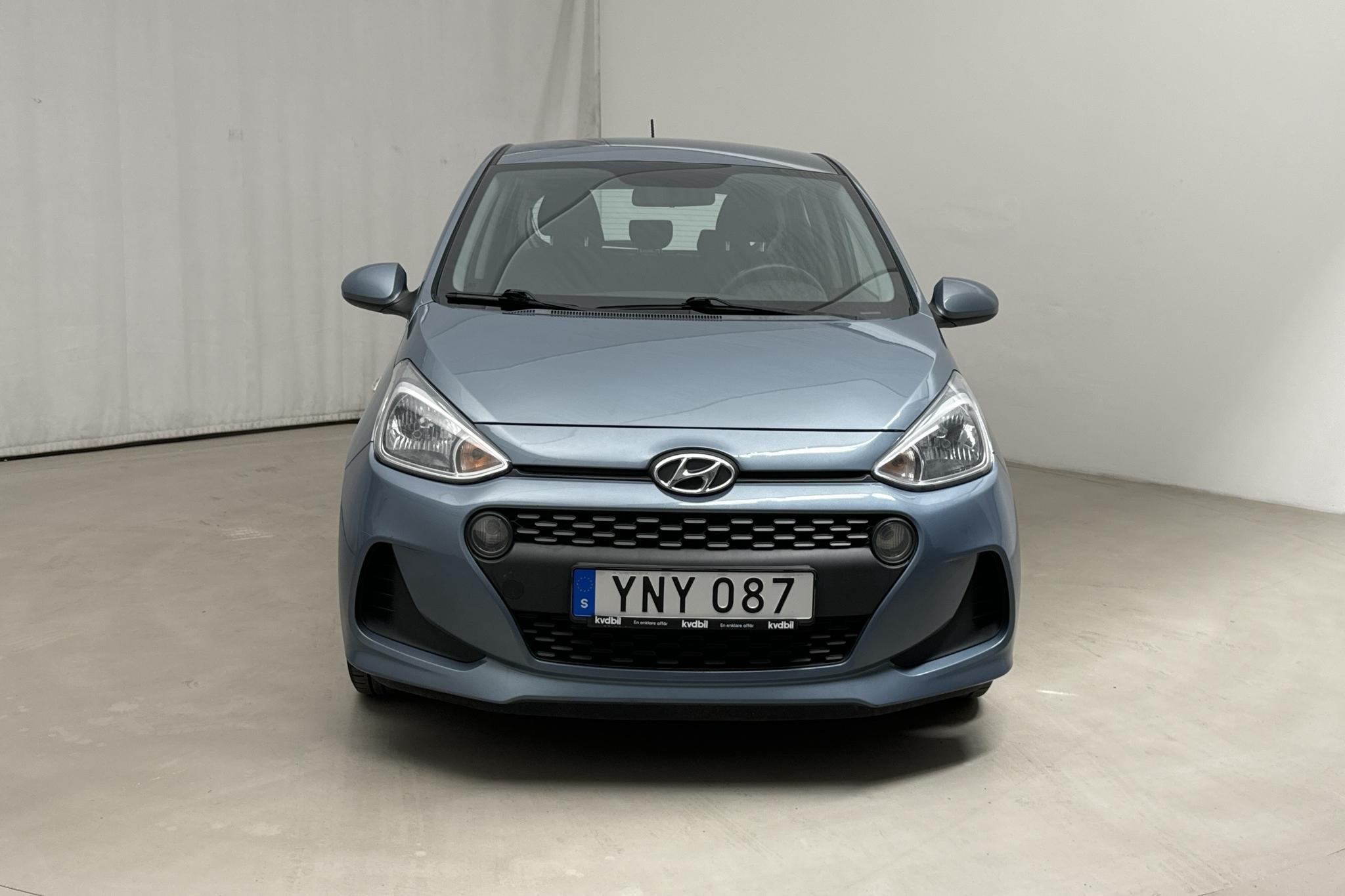 Hyundai i10 1.0 (66hk) - 90 940 km - Automatyczna - niebieski - 2018