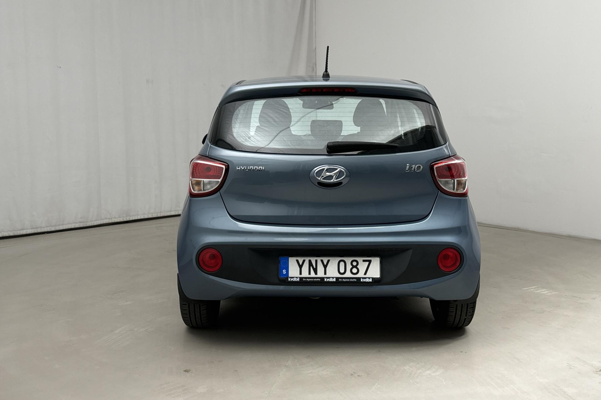 Hyundai i10 1.0 (66hk) - 90 940 km - Automatyczna - niebieski - 2018