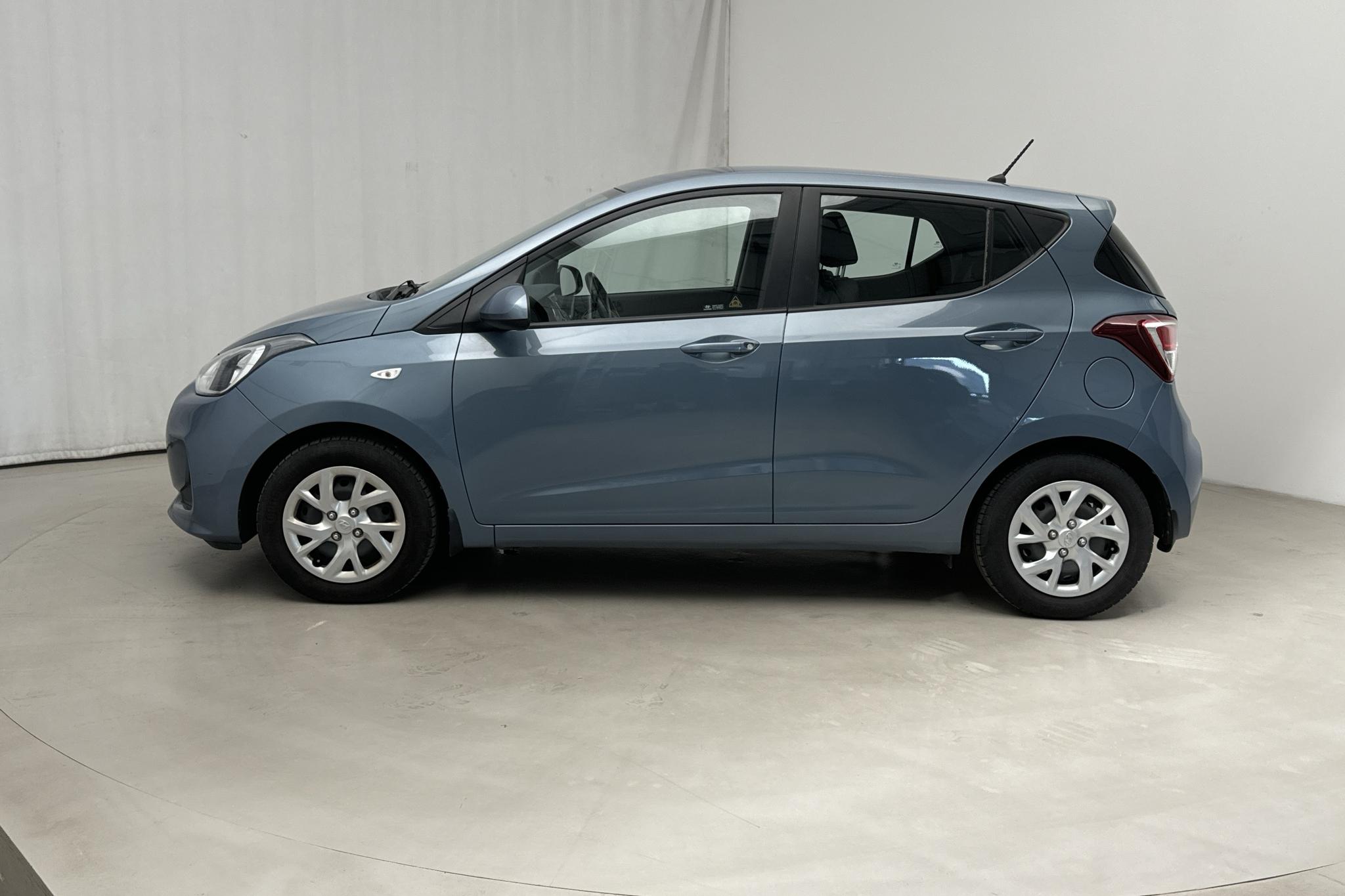 Hyundai i10 1.0 (66hk) - 90 940 km - Automatyczna - niebieski - 2018