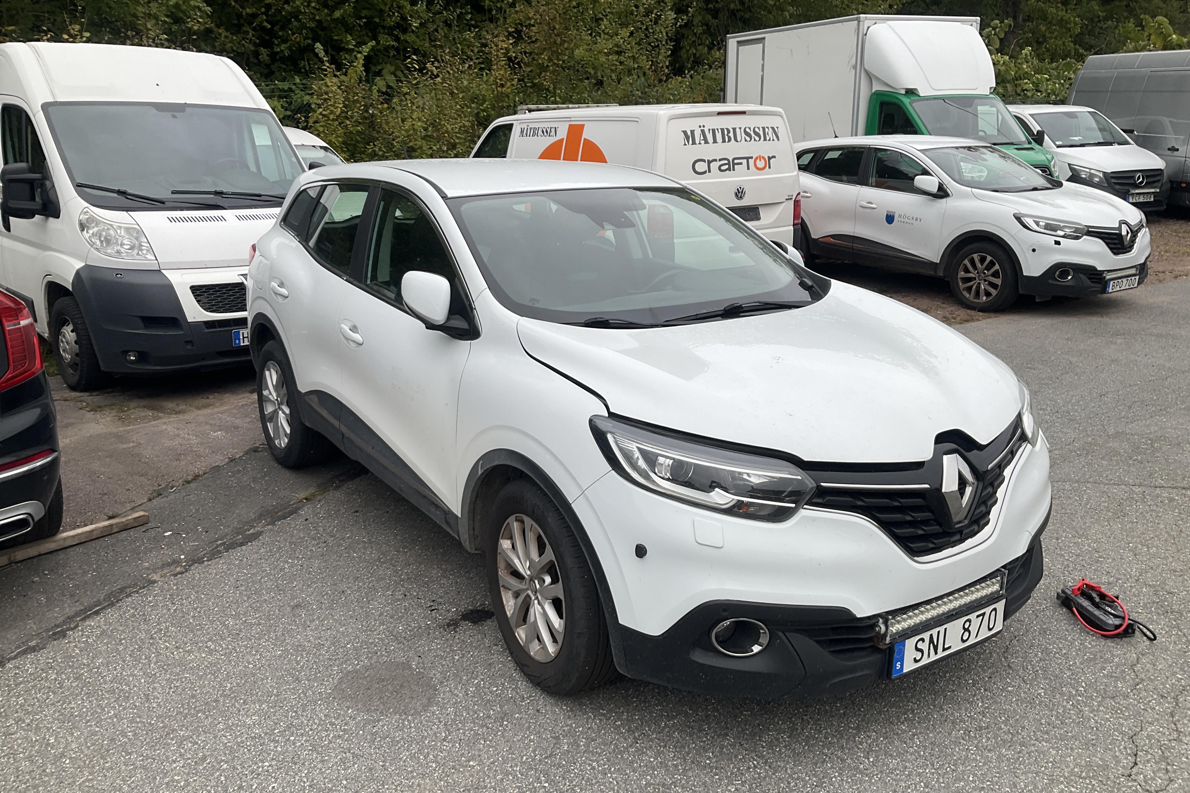 Renault Kadjar 1.6 dCi 4WD (130hk) - 267 860 km - Manual - white - 2017