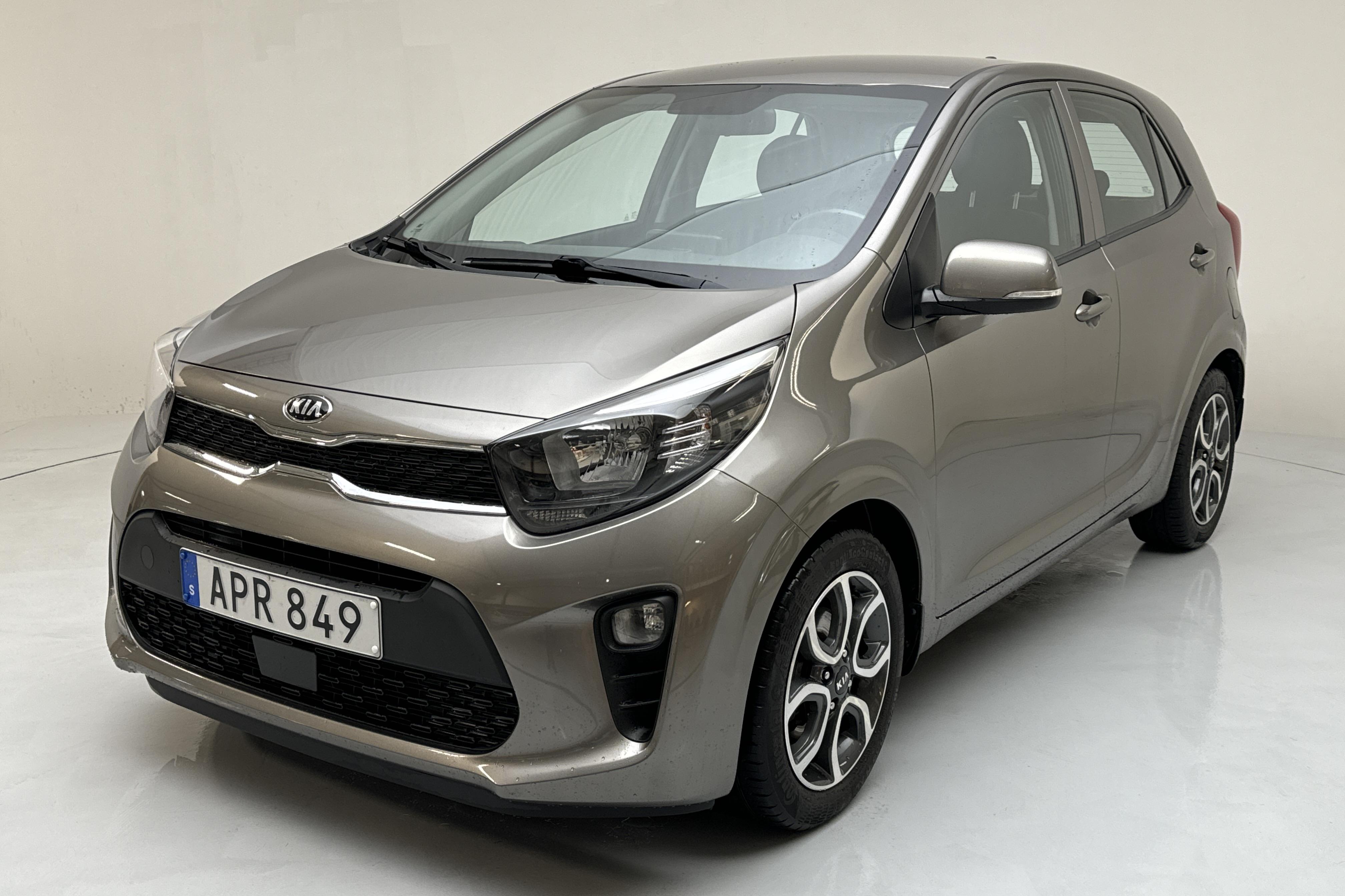 KIA Picanto 1.0 5dr (67hk) - 73 350 km - Manuaalinen - harmaa - 2018