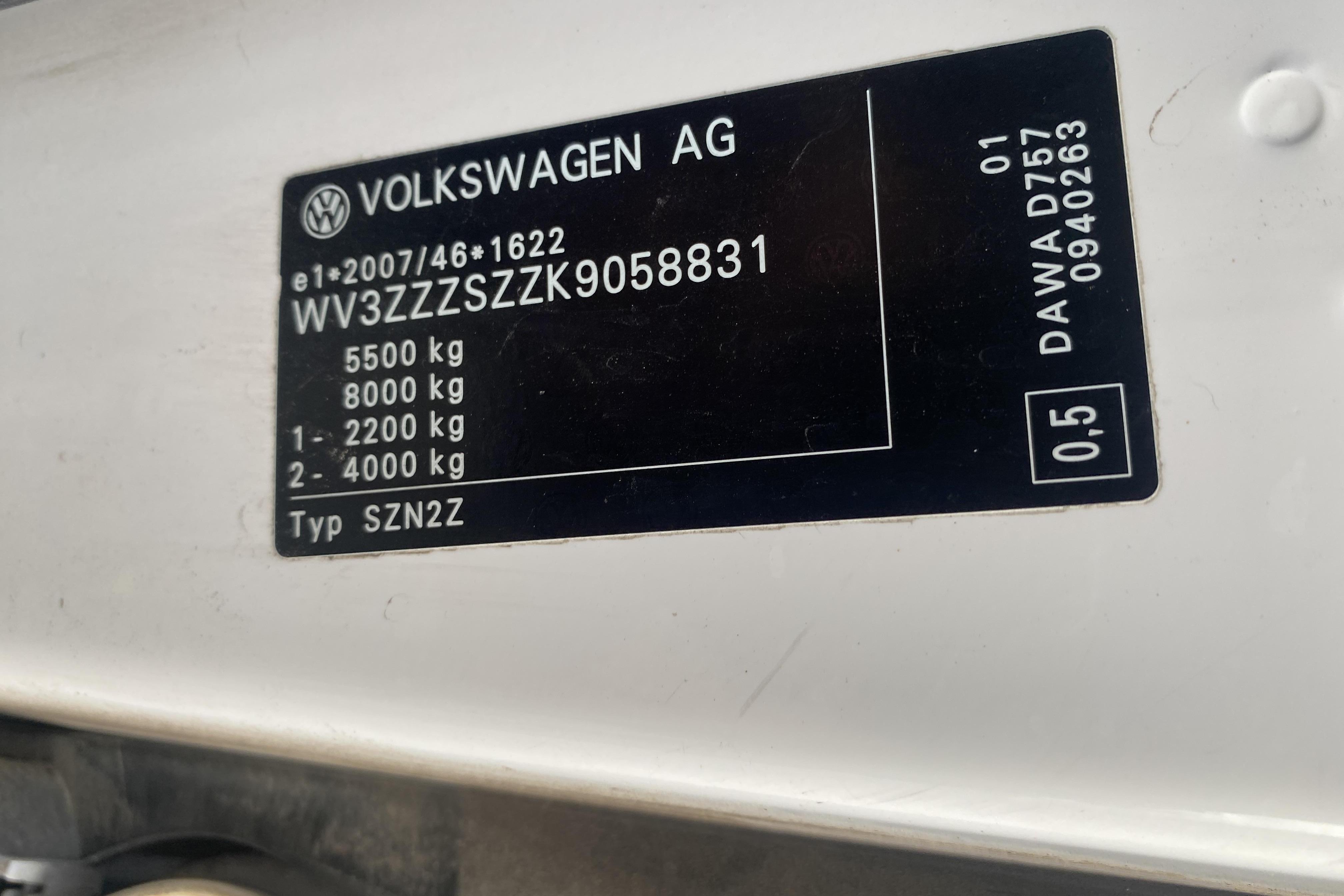 VW CRAFTER 55 EH - 227 675 km - Automatic - white - 2019