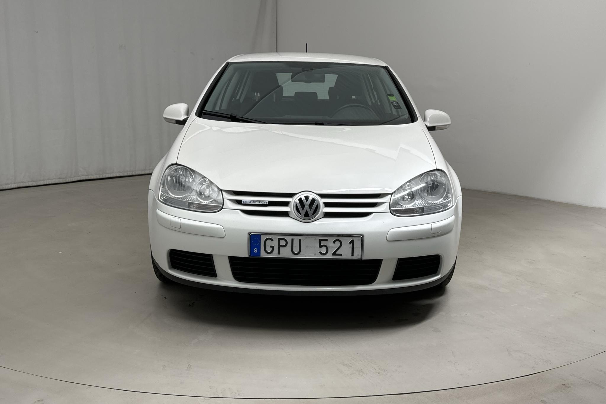 VW Golf A5 1.9 TDI BlueMotion 5dr (105hk) - 159 020 km - Manual - white - 2008