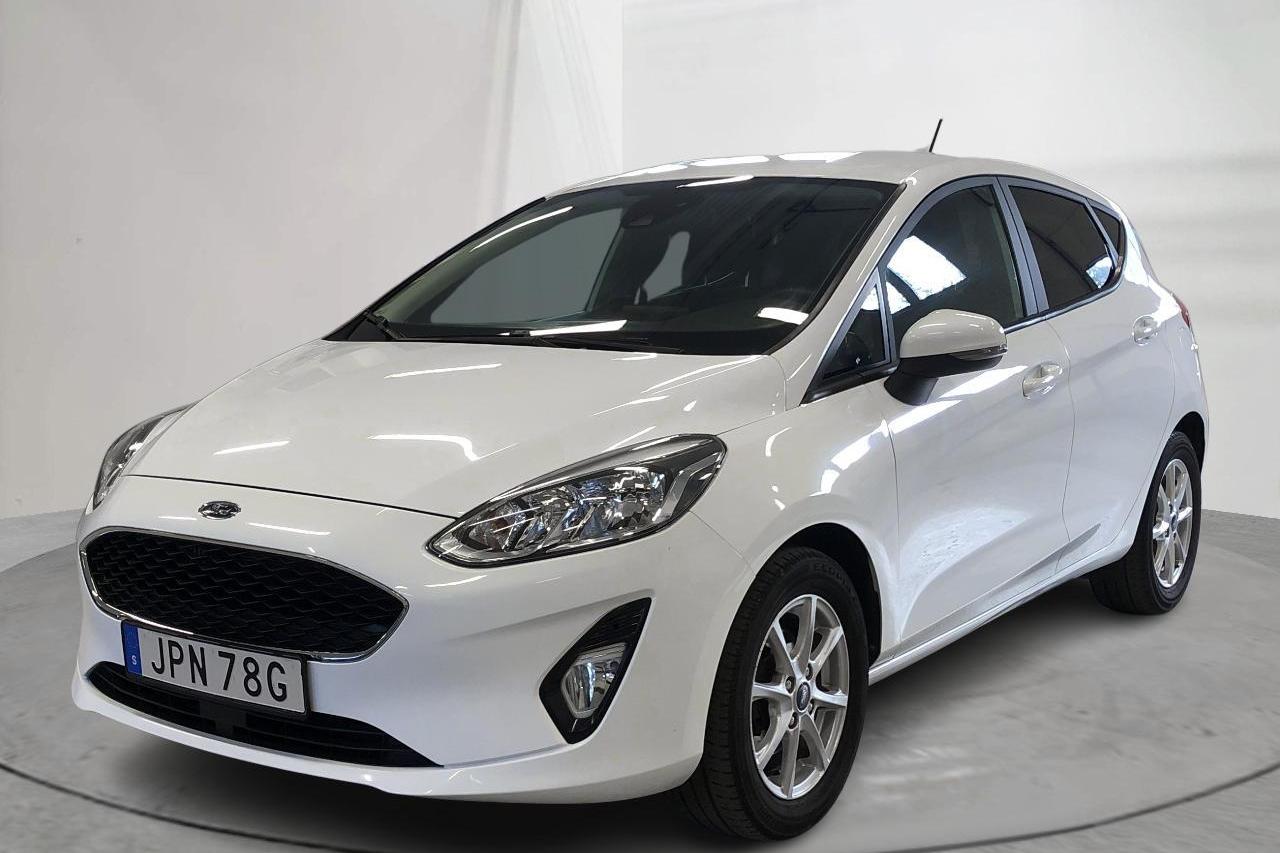 Ford Fiesta 1.0T EcoBoost 5dr (100hk) - 91 810 km - Manuaalinen - valkoinen - 2019