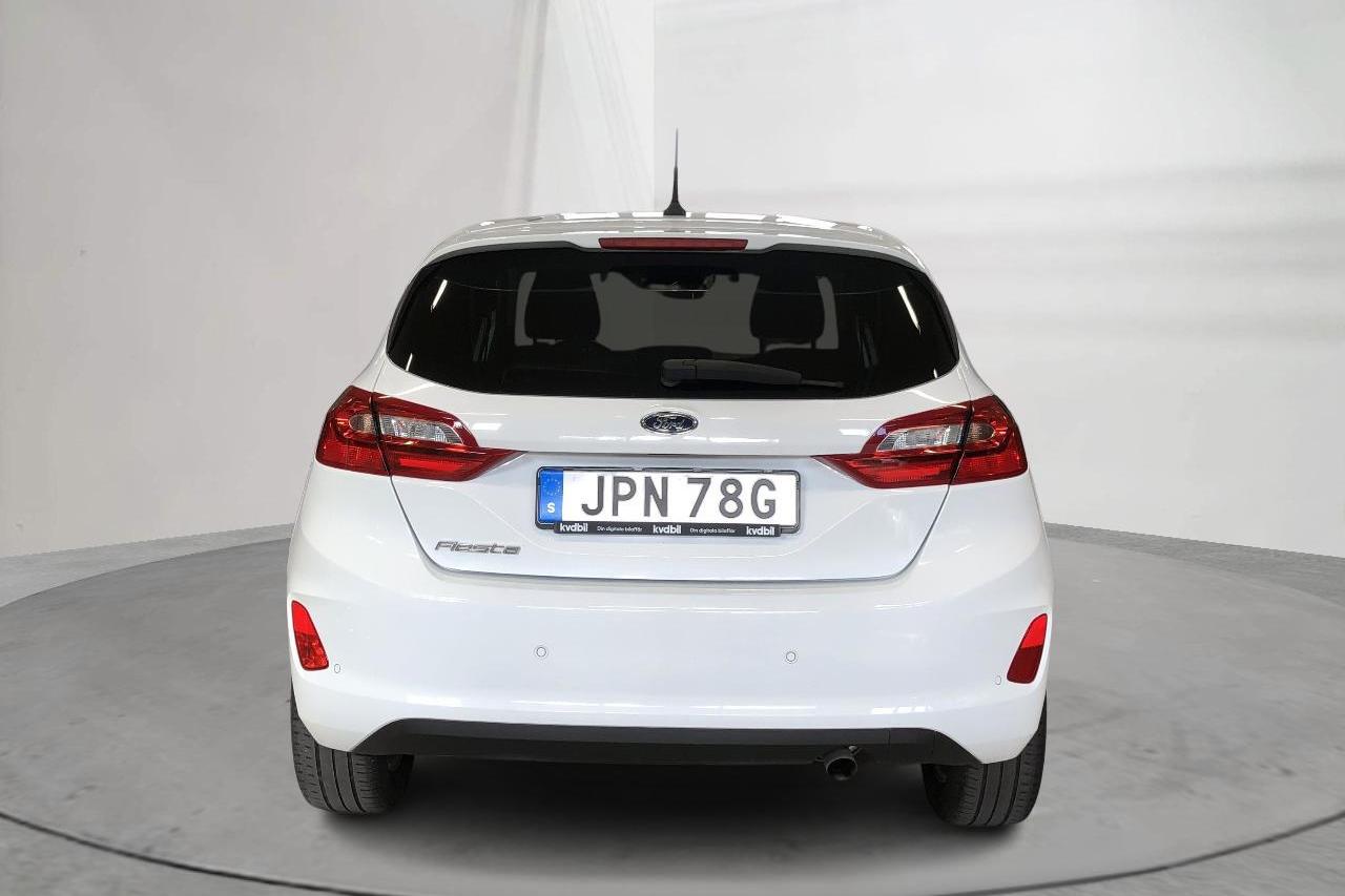 Ford Fiesta 1.0T EcoBoost 5dr (100hk) - 91 810 km - Manualna - biały - 2019