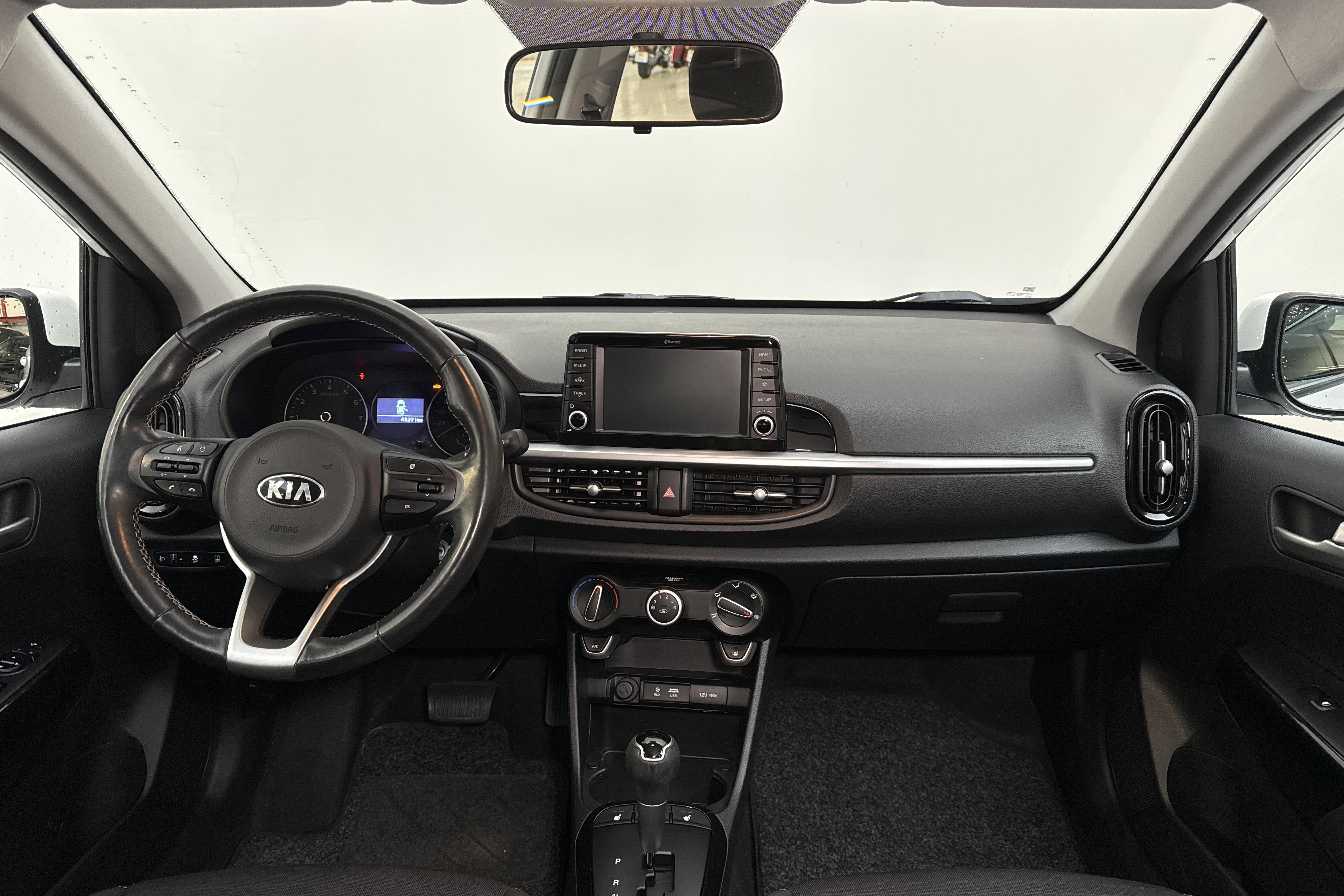 KIA Picanto 1.2 5dr (84hk) - 49 260 km - Automatyczna - biały - 2019