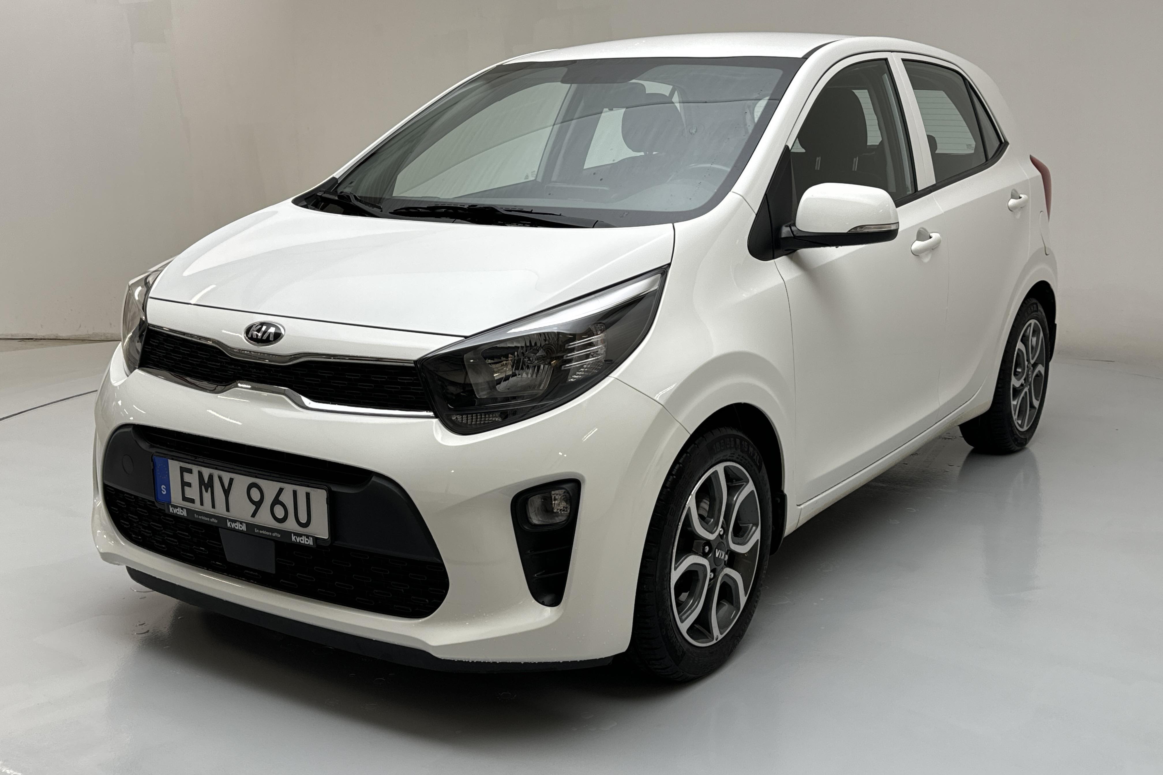 KIA Picanto 1.2 5dr (84hk) - 49 260 km - Automatyczna - biały - 2019