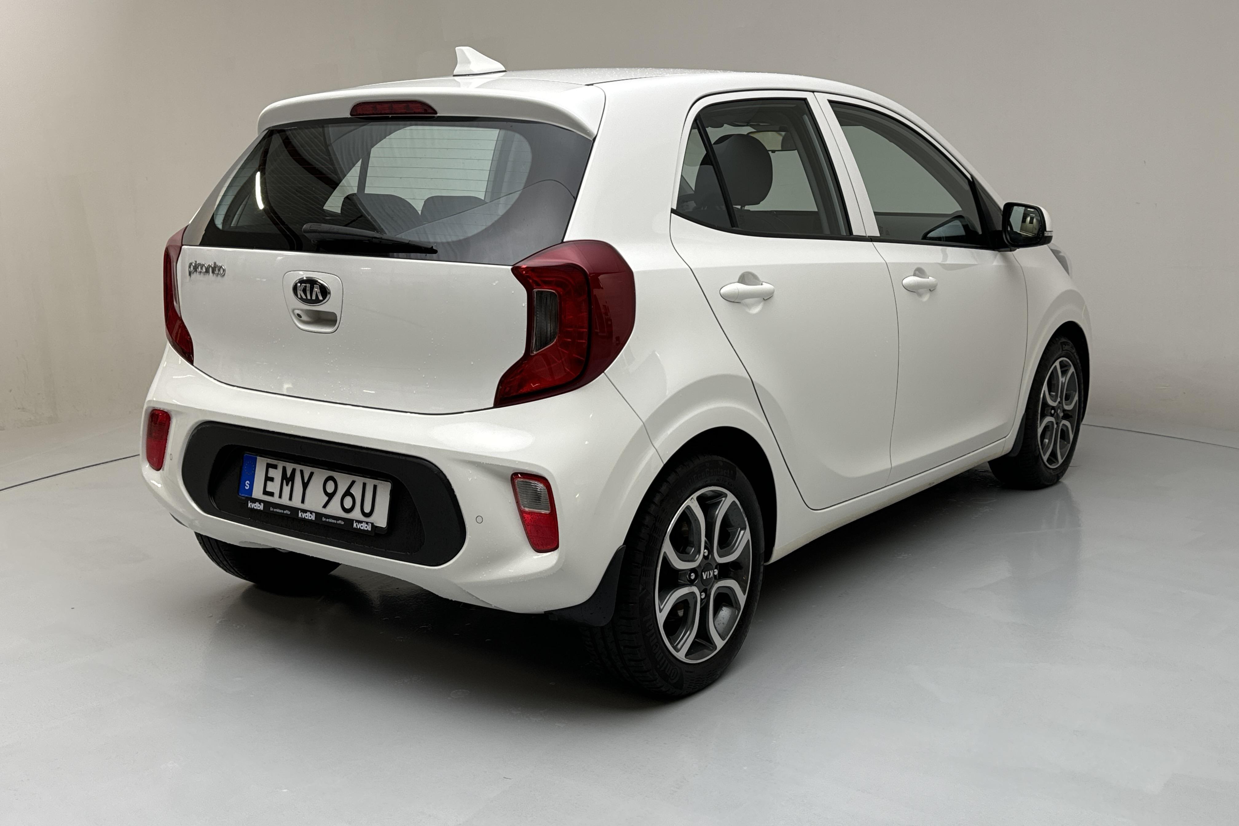 KIA Picanto 1.2 5dr (84hk) - 49 260 km - Automatyczna - biały - 2019