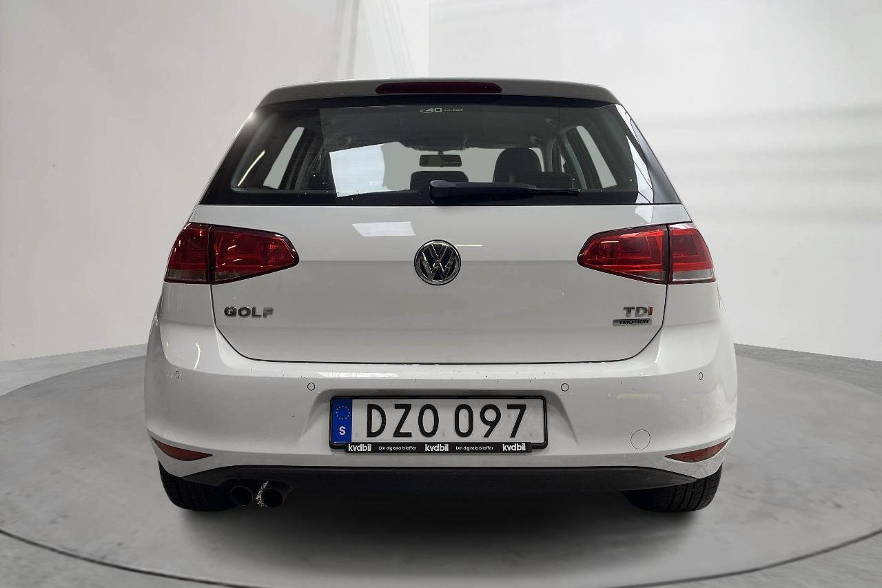 VW Golf VII 1.6 TDI BlueMotion Technology 5dr 4Motion (105hk) - 77 630 km - Manualna - biały - 2015