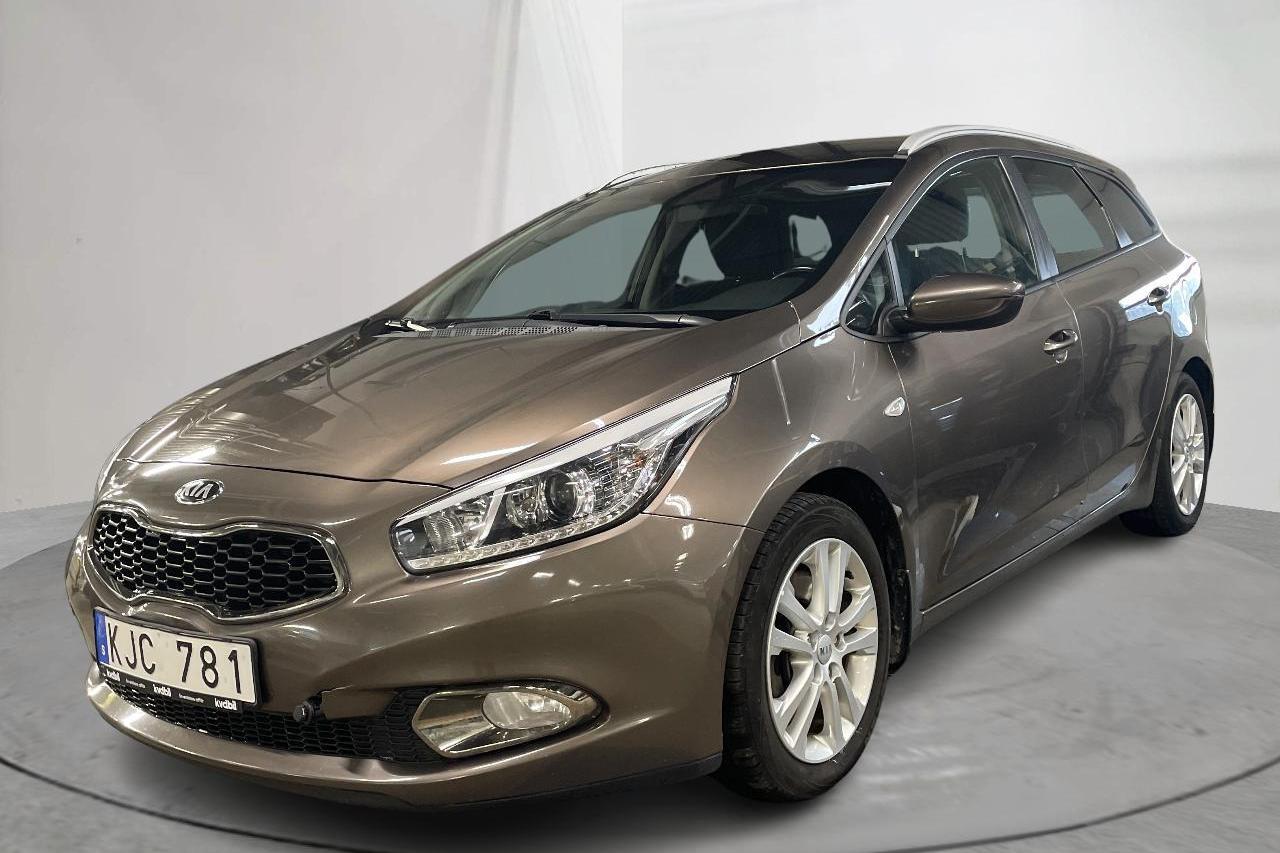 KIA Cee'd 1.4 CRDi SW (90hk) - 157 600 km - Manuaalinen - Light Brown - 2014