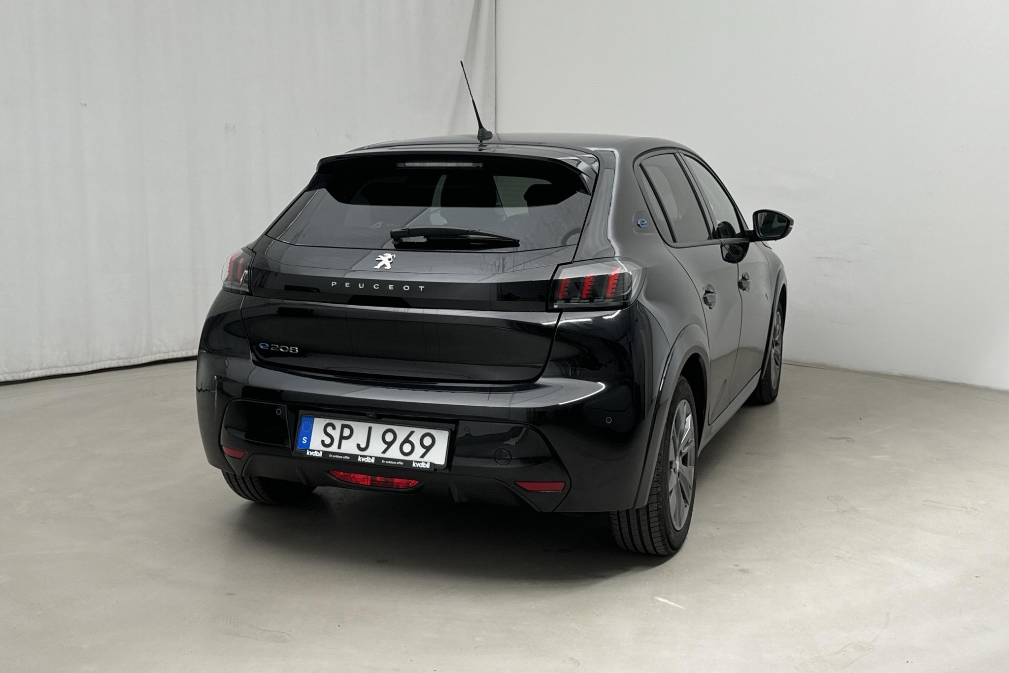 Peugeot e-208 50 kWh 5dr (136hk) - 20 420 km - Automatic - black - 2022