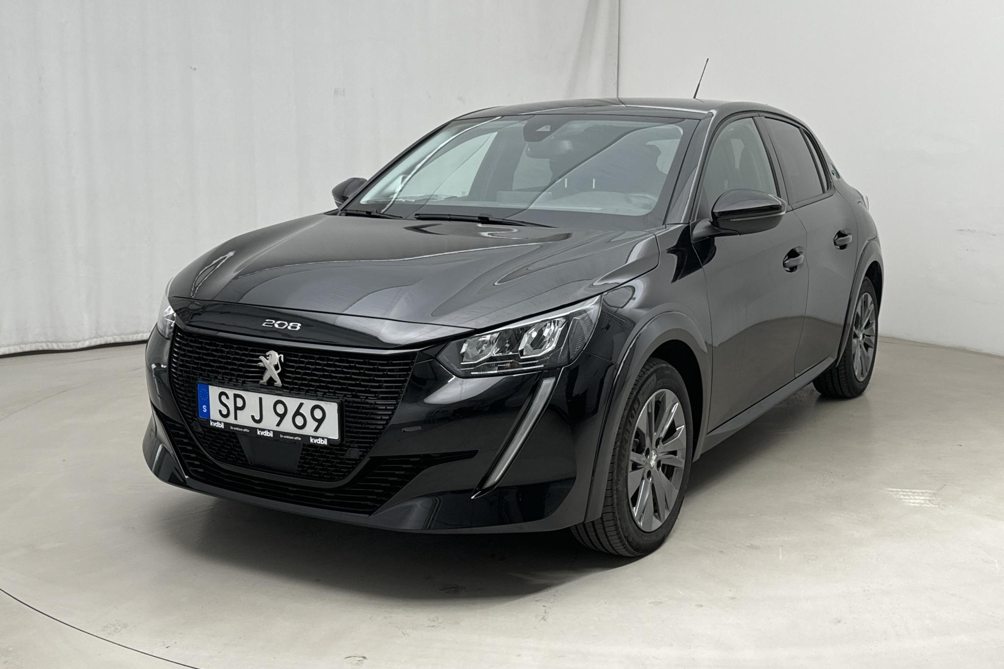 Peugeot e-208 50 kWh 5dr (136hk) - 20 420 km - Automatyczna - czarny - 2022