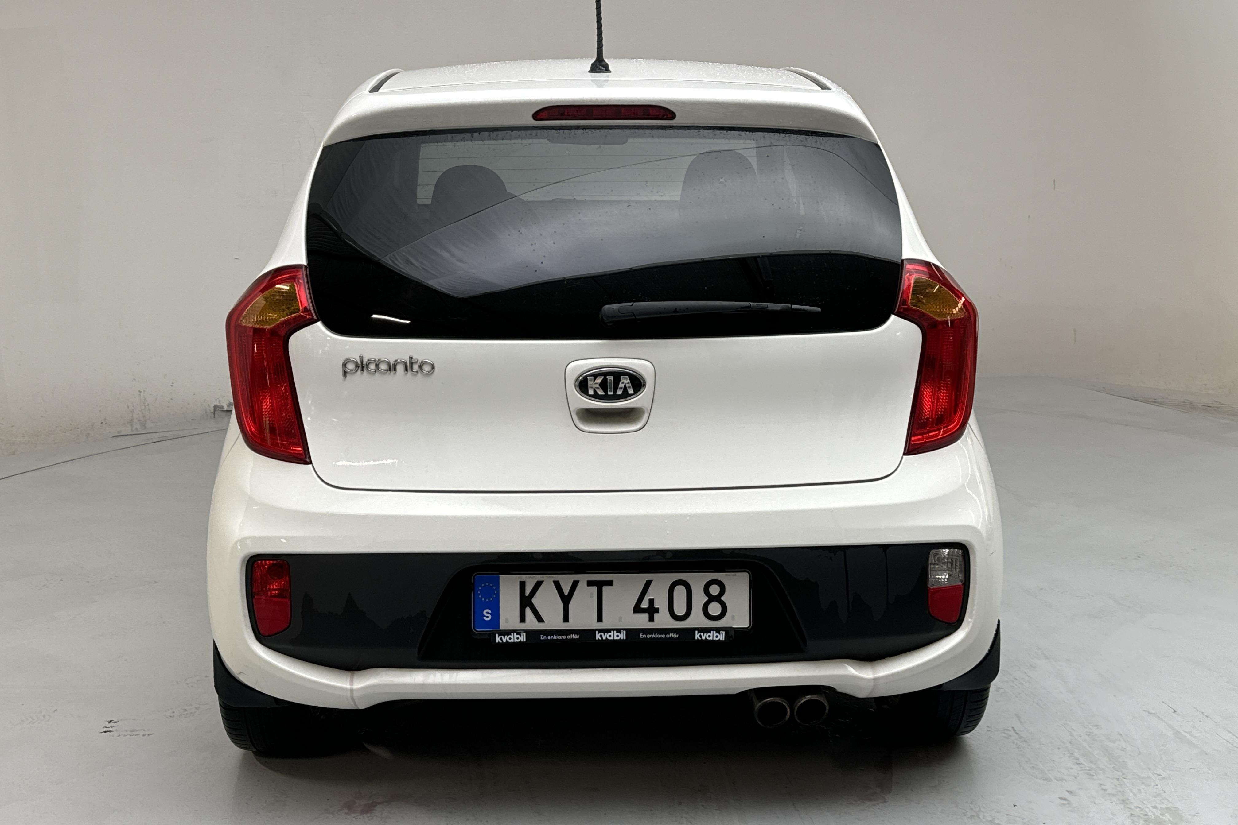 KIA Picanto 1.0 5dr (69hk) - 160 110 km - Manuaalinen - valkoinen - 2015