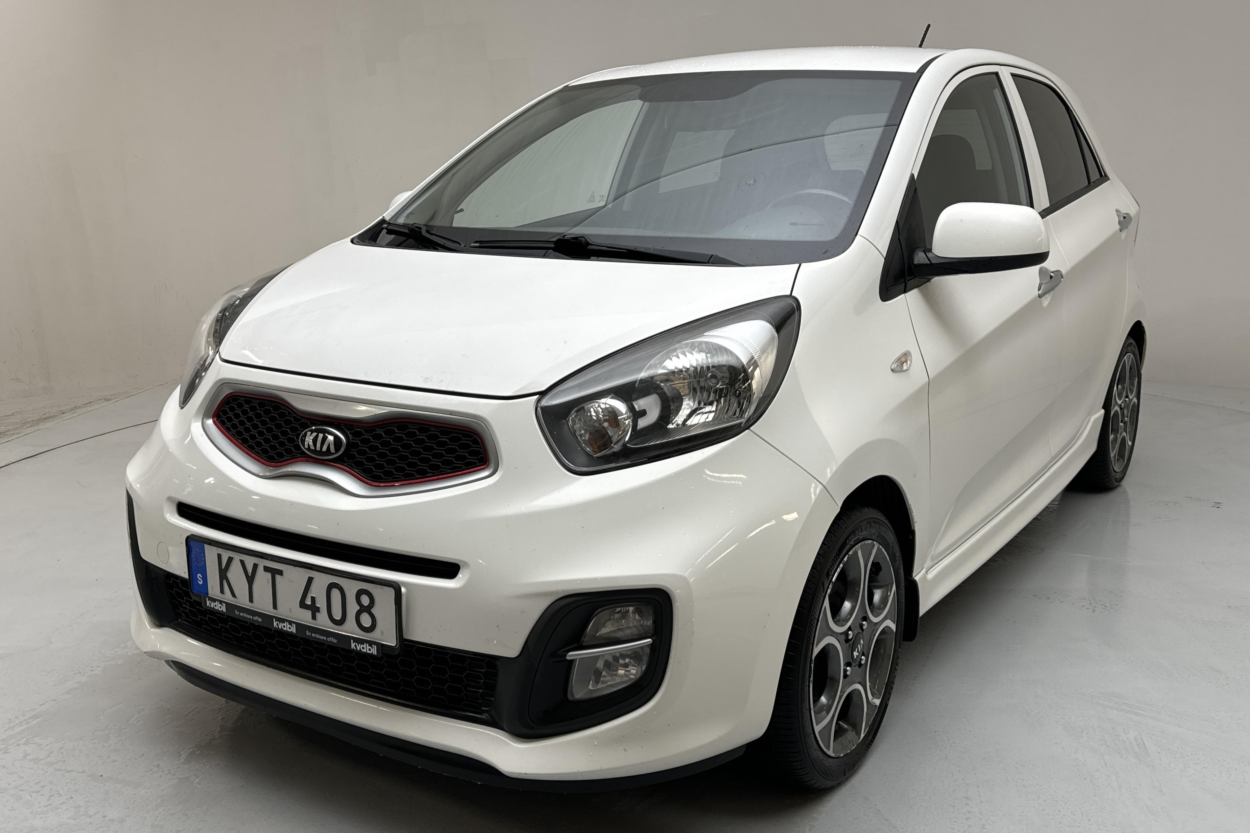 KIA Picanto 1.0 5dr (69hk) - 160 110 km - Manualna - biały - 2015