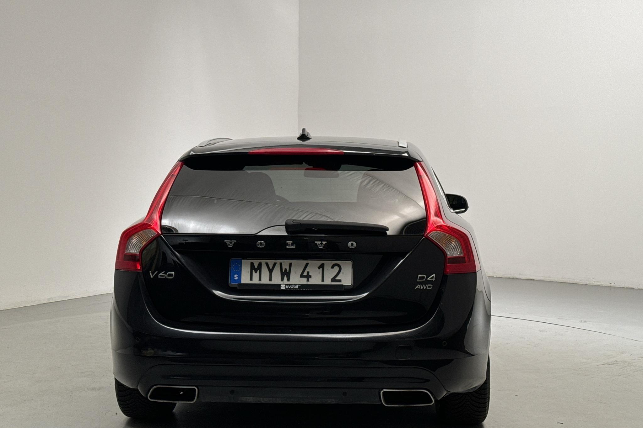 Volvo V60 D4 AWD (181hk) - 170 720 km - Automaatne - must - 2015