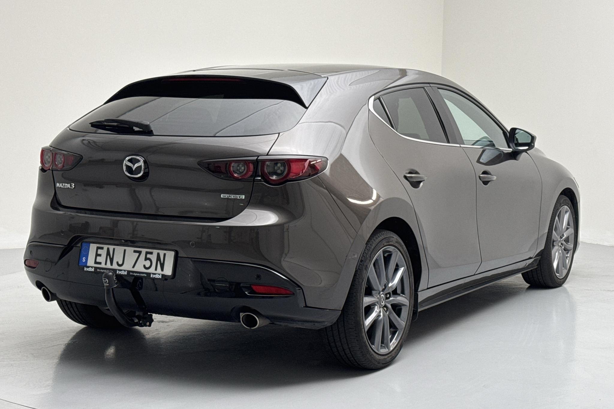 Mazda 3 2.0 5dr (122hk) - 50 720 km - Automatyczna - brązowy - 2019