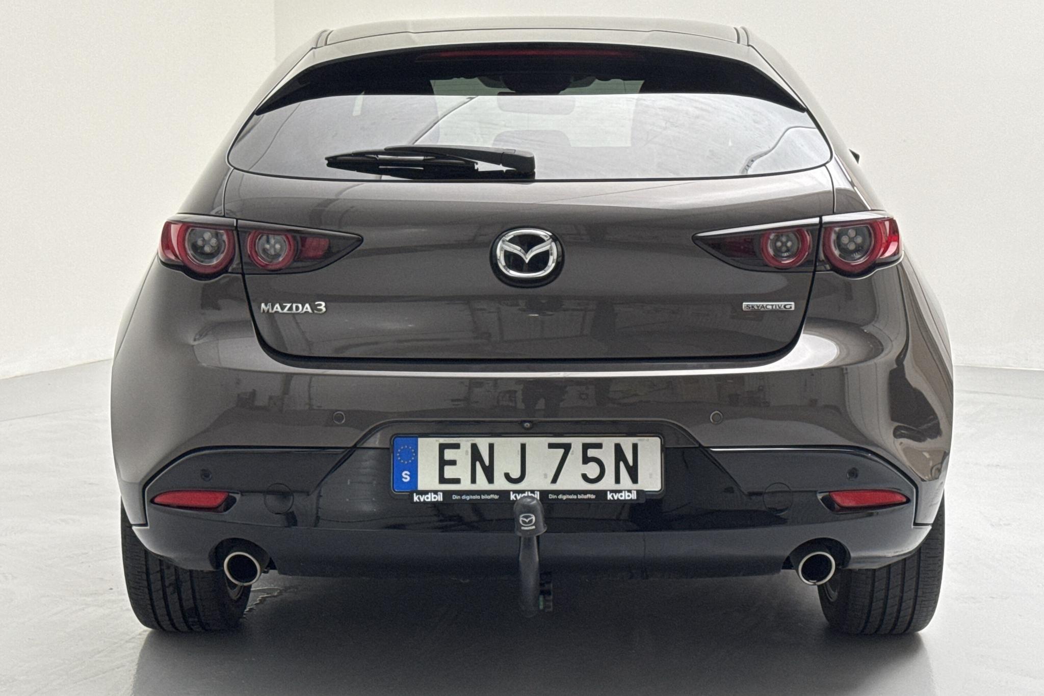 Mazda 3 2.0 5dr (122hk) - 50 720 km - Automatyczna - brązowy - 2019