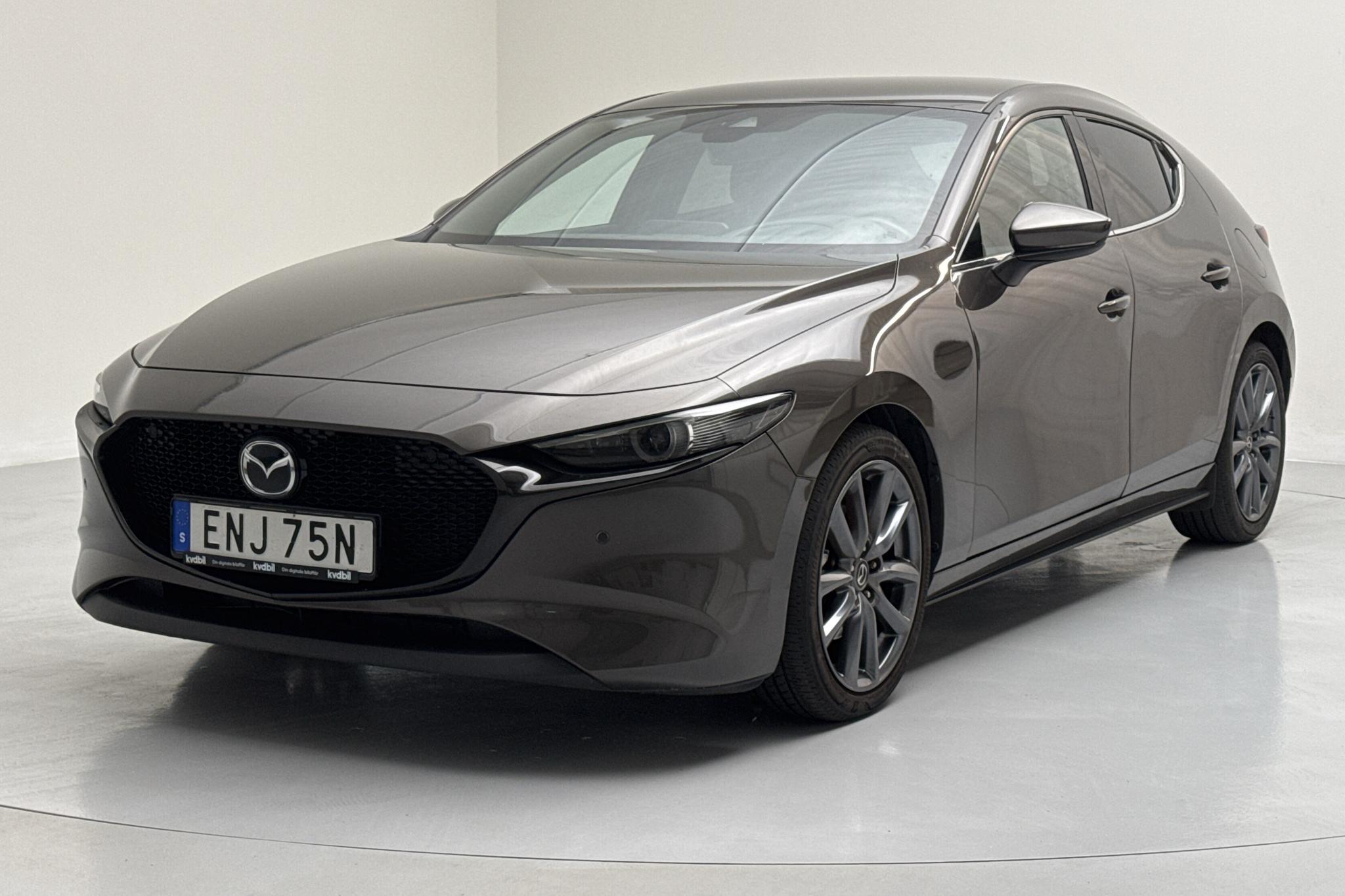 Mazda 3 2.0 5dr (122hk) - 50 720 km - Automatyczna - brązowy - 2019