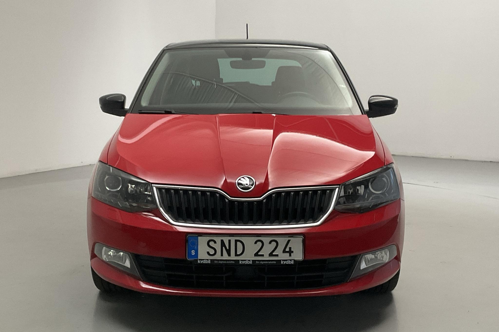 Skoda Fabia 1.2 TSI (90hk) - 69 890 km - Manuaalinen - punainen - 2017